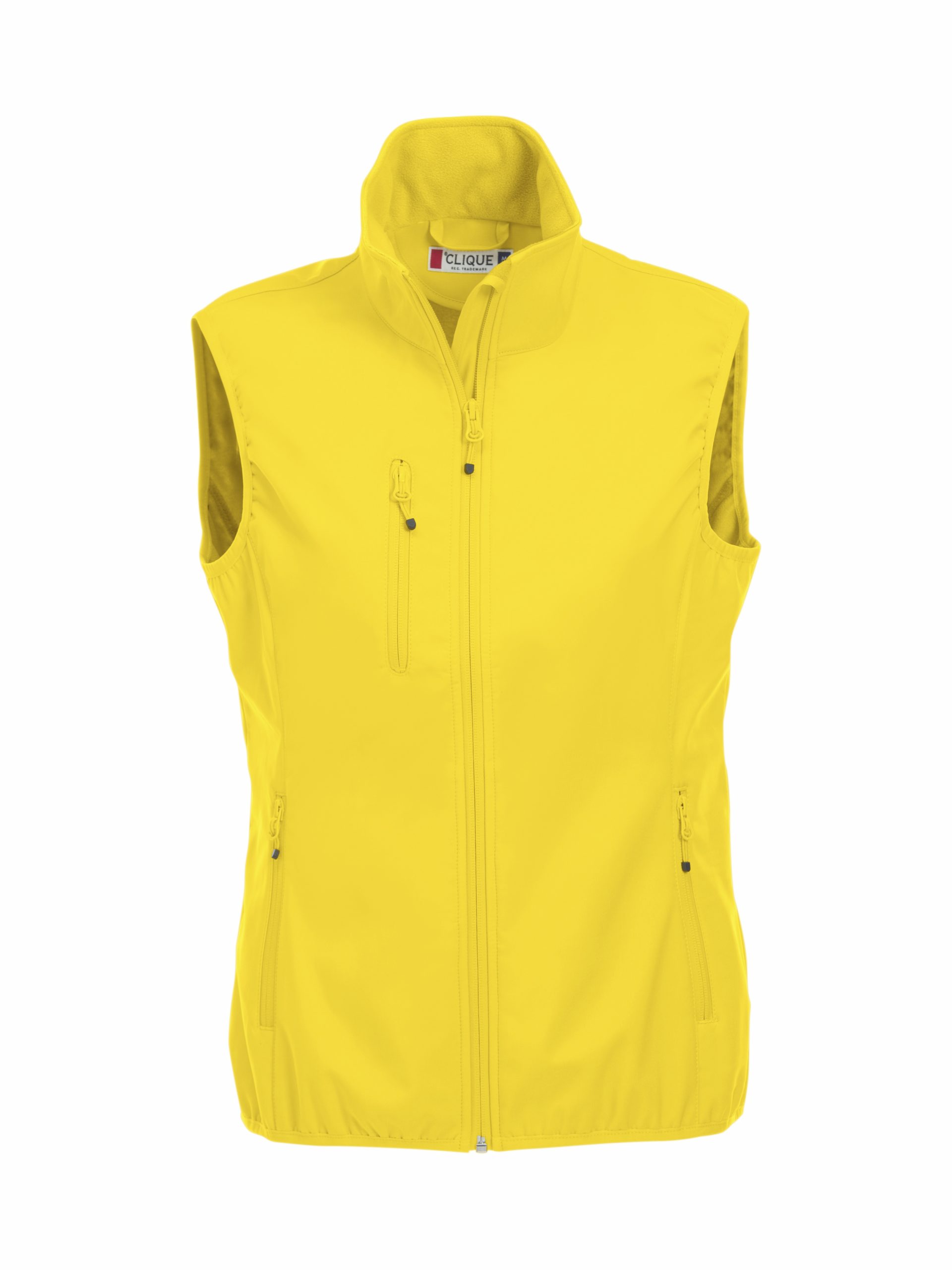 Clique Basic Softshell Vest Ladies kirkas keltainen