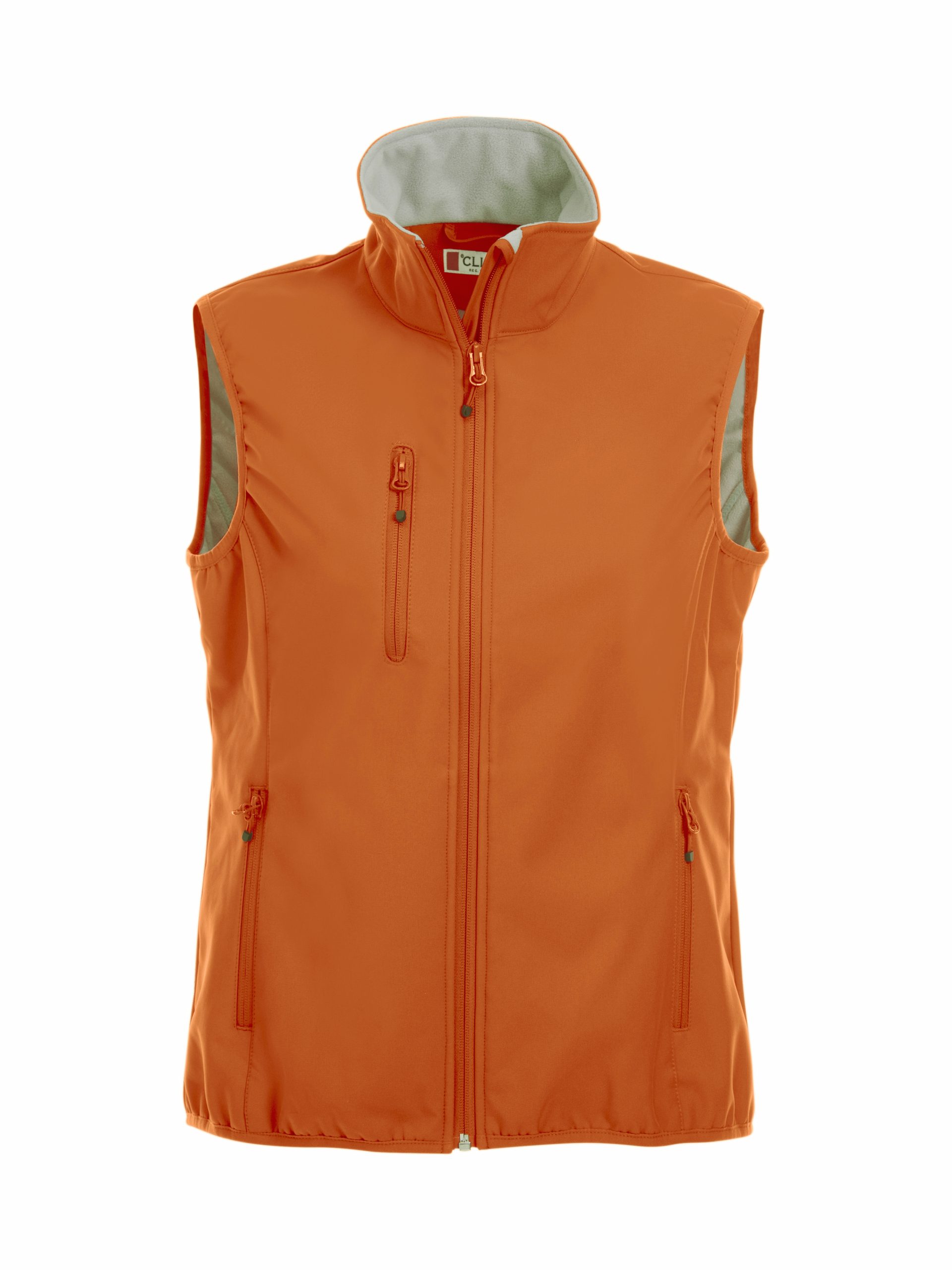 Clique Basic Softshell Vest Ladies tumma oranssi