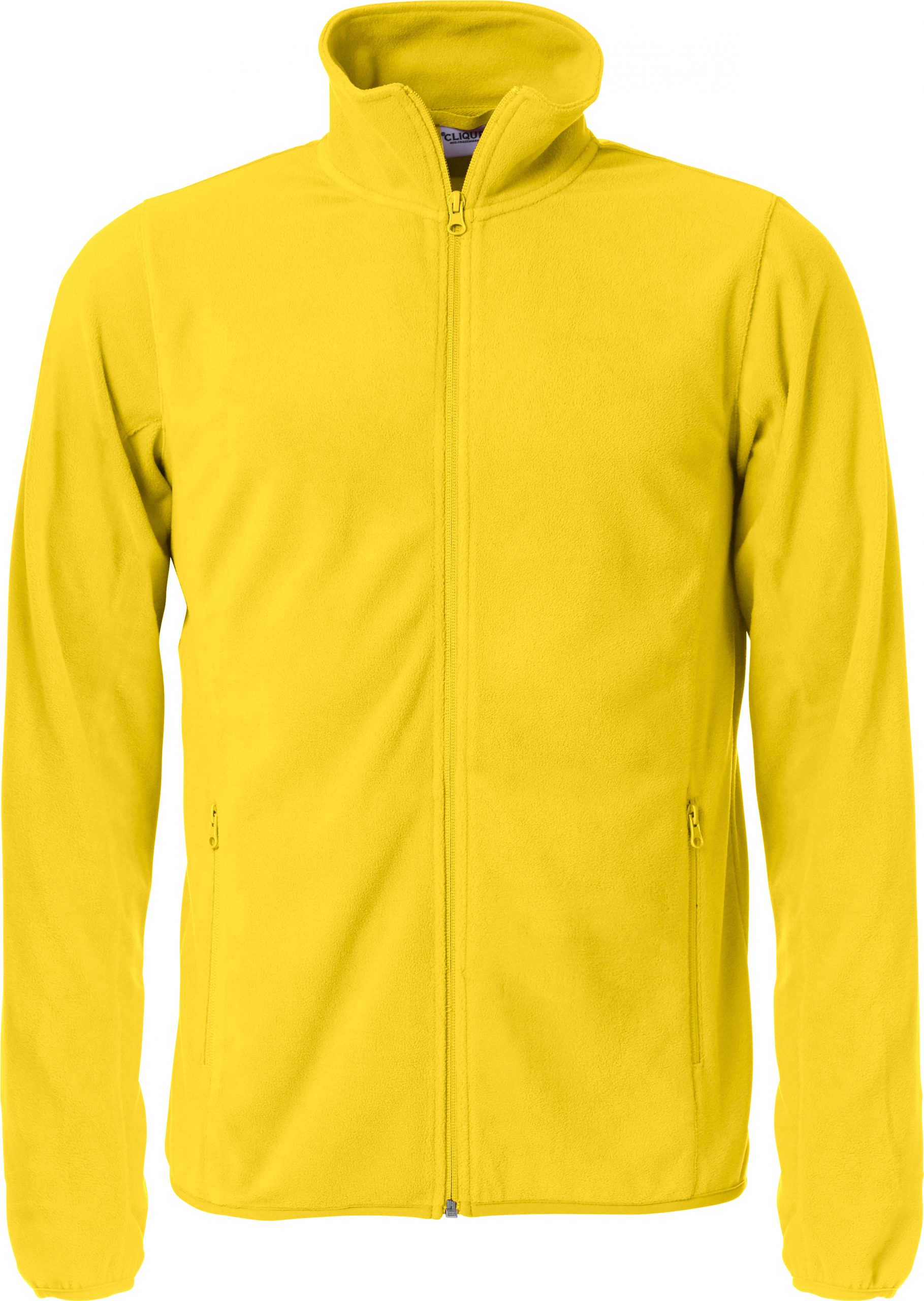 Clique Basic Micro Fleece Jacket kirkas keltainen