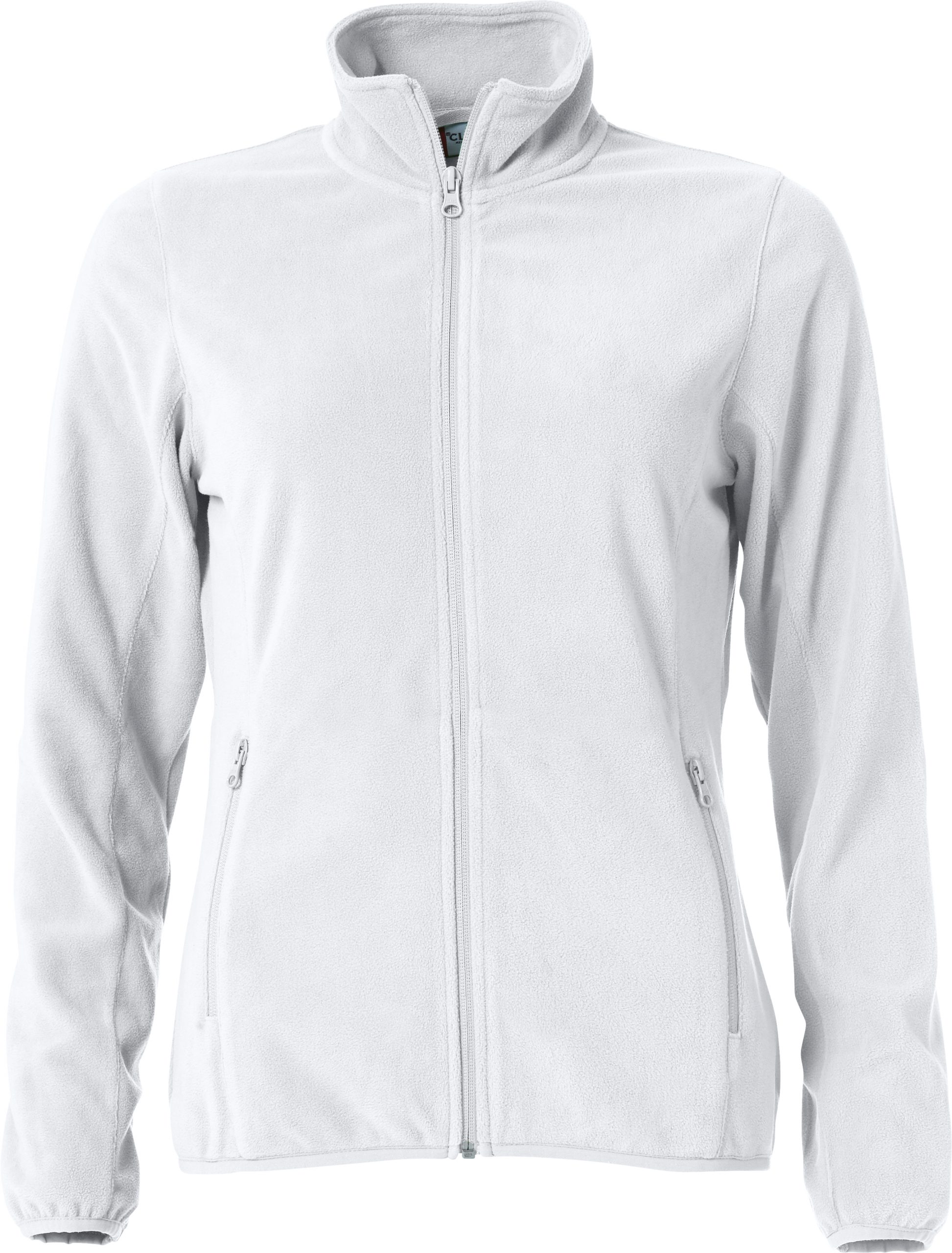 Clique Basic Micro Fleece Jacket Ladies valkoinen
