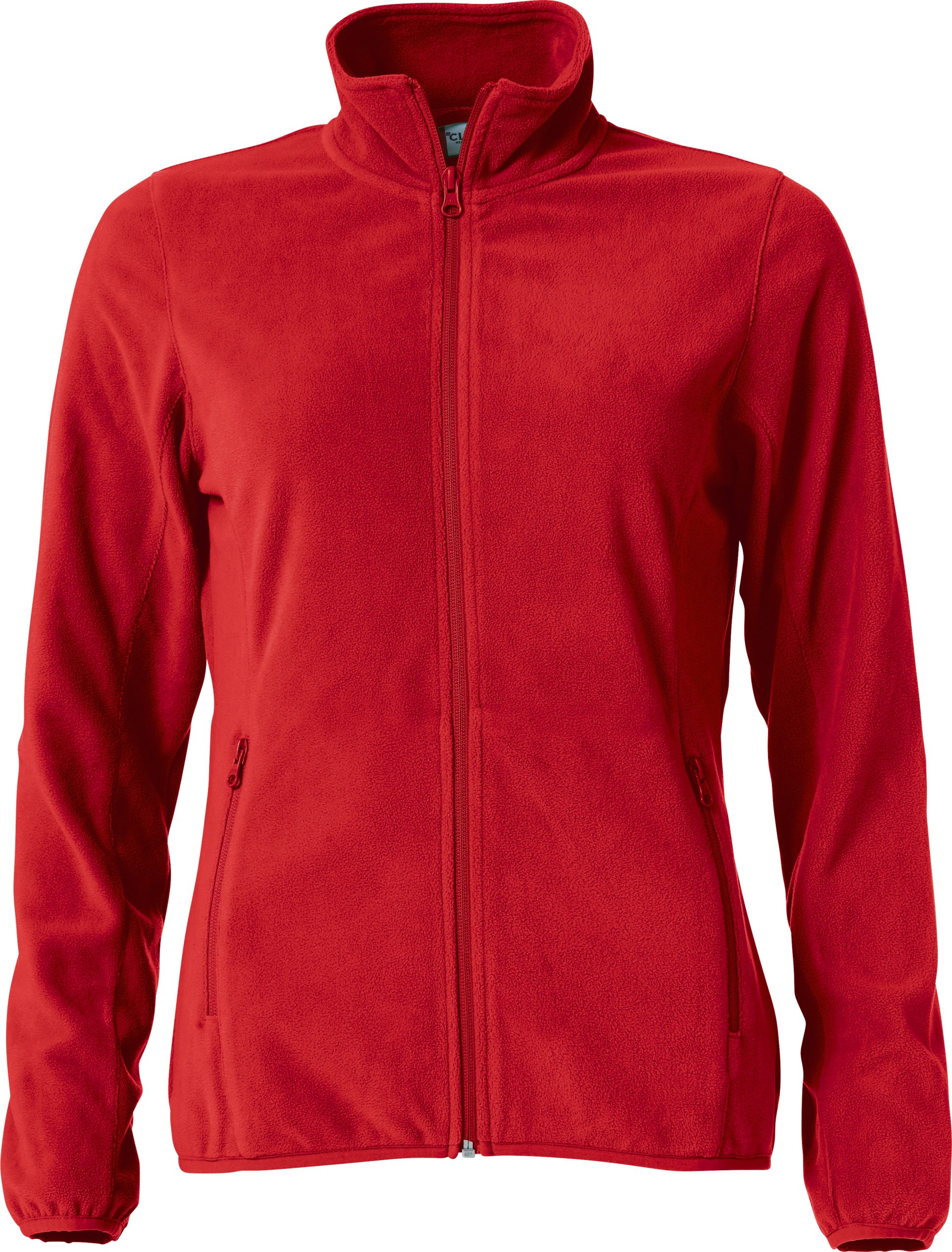 Clique Basic Micro Fleece Jacket Ladies punainen