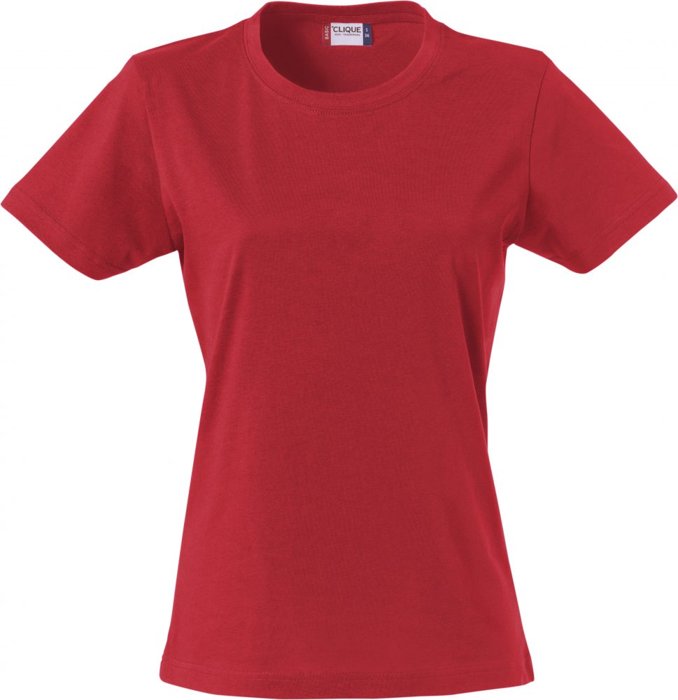 Clique Basic-T Ladies t-paita punainen