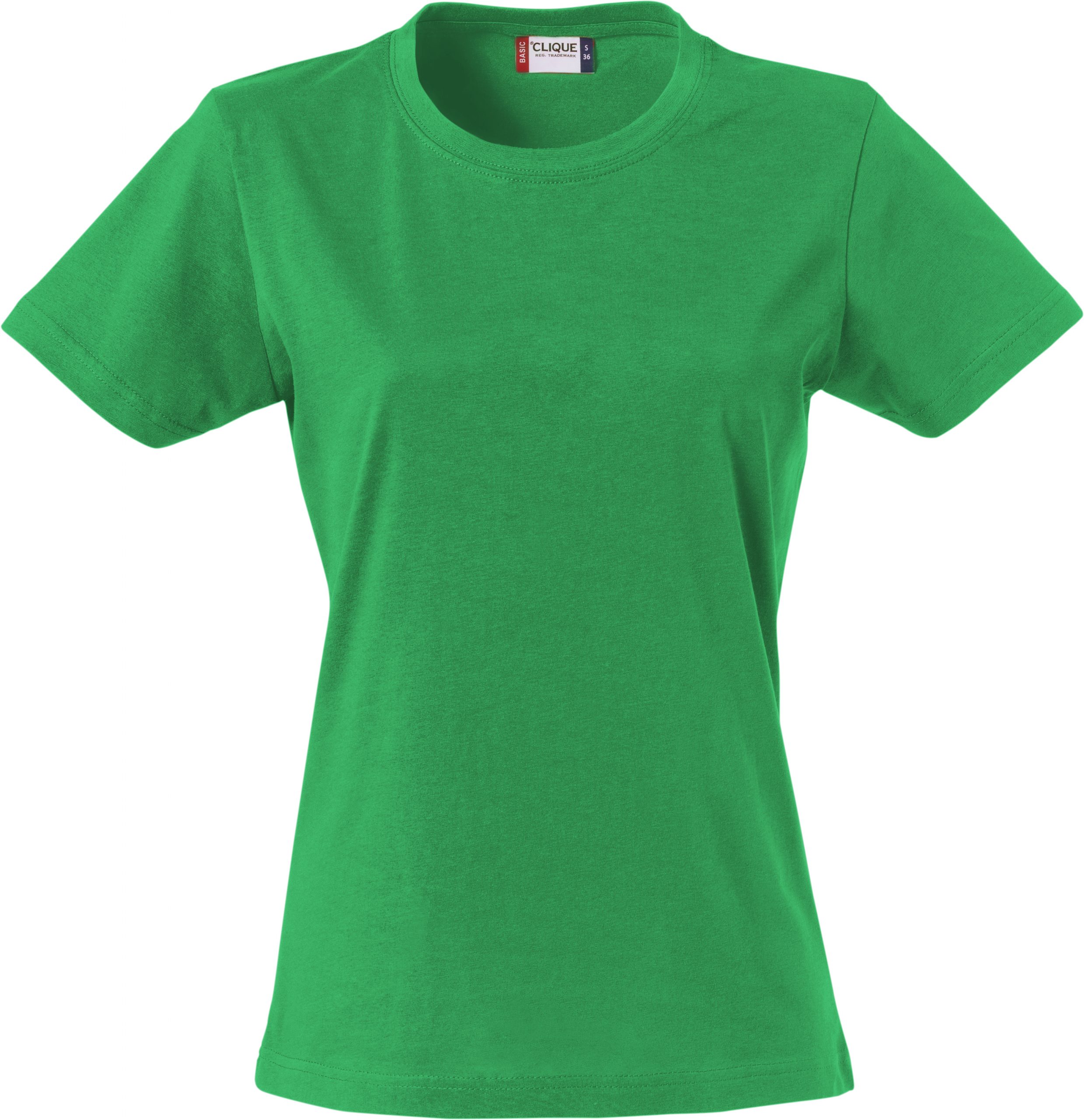 Clique Basic-T Ladies t-paita omenan vihreä