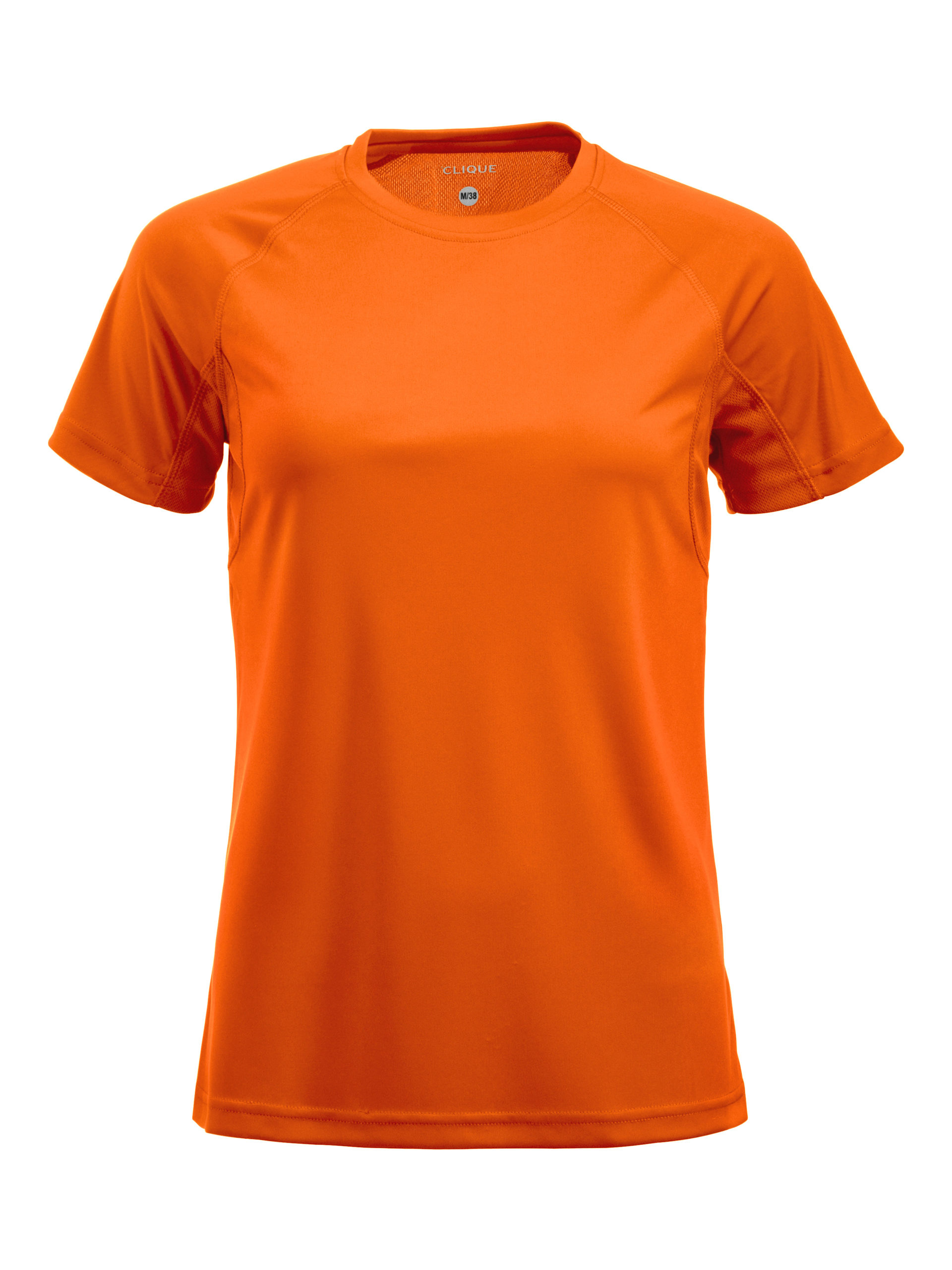 Clique Premium Active-T Ladies t-paita Visibility orange