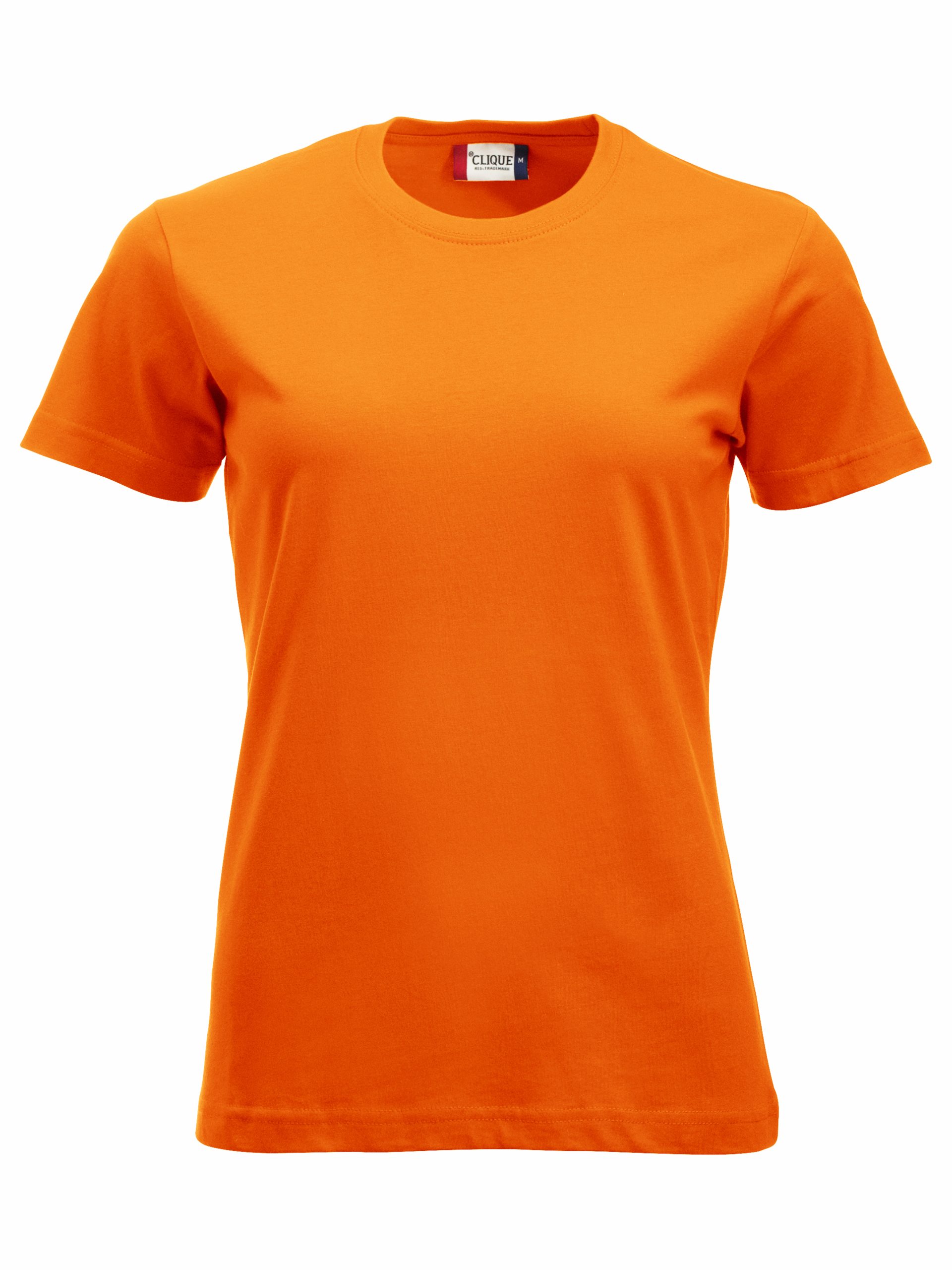 Clique New Classic-T Ladies t-paita Huomio oranssi