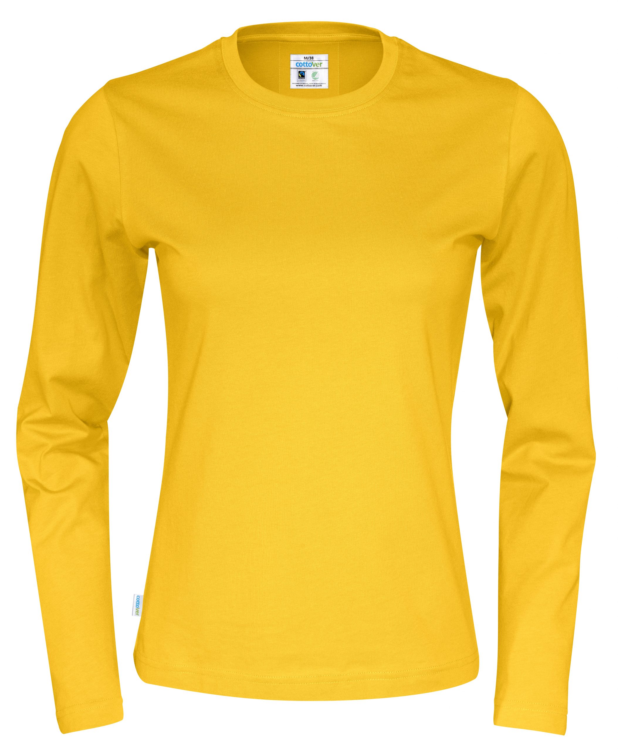 Cottover Cottover T-paita pitkähihainen Keltainen