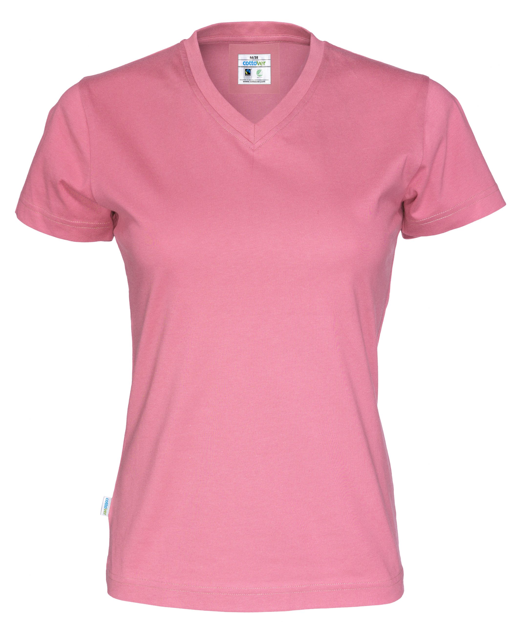 Cottover Cottover T-paita v-aukko naiset Pink