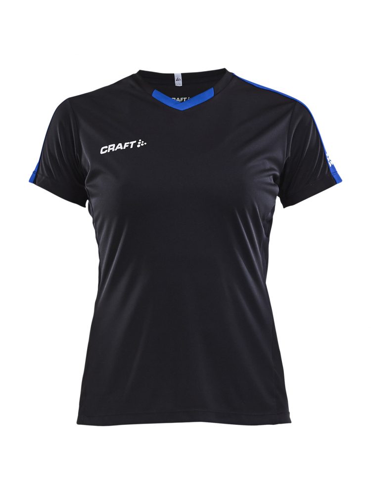 Craft PROGRESS Jersey Contrast WMN BLACK/ROYAL BLUE