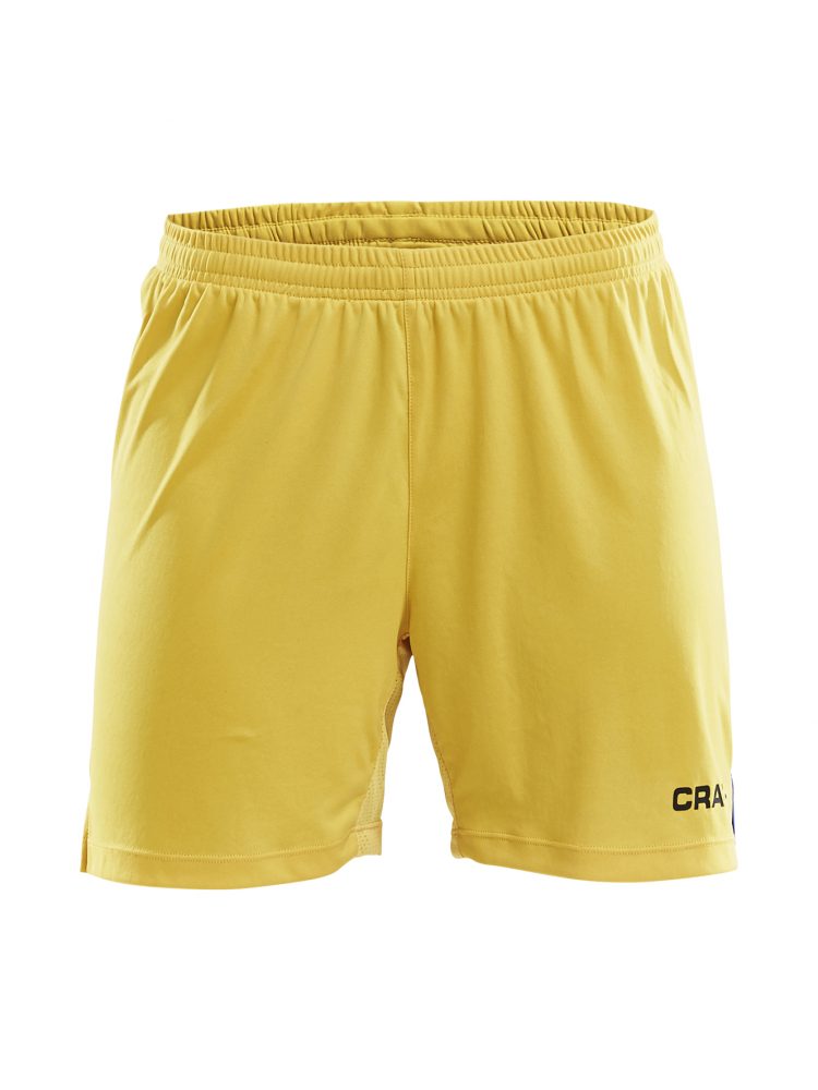 Craft PROGRESS Short Contrast WMN SWE YELLOW/CLUB COBOLT