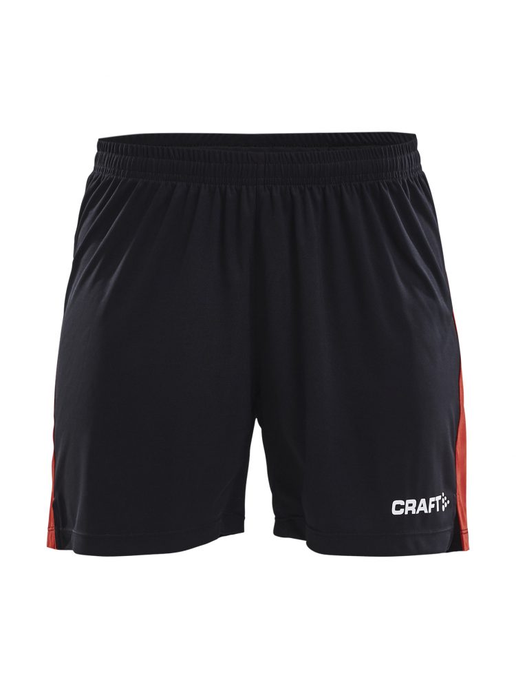 Craft PROGRESS Short Contrast WMN BLACK/BRIGHT RED