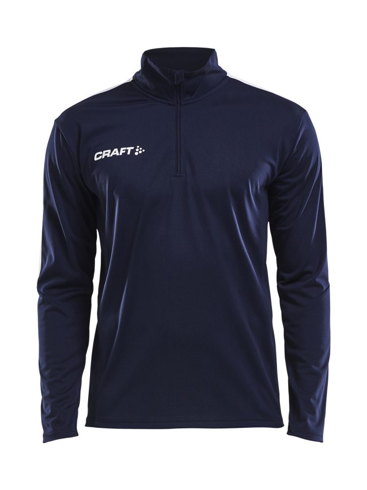 Craft PROGRESS Halfzip LS Tee Men NAVY