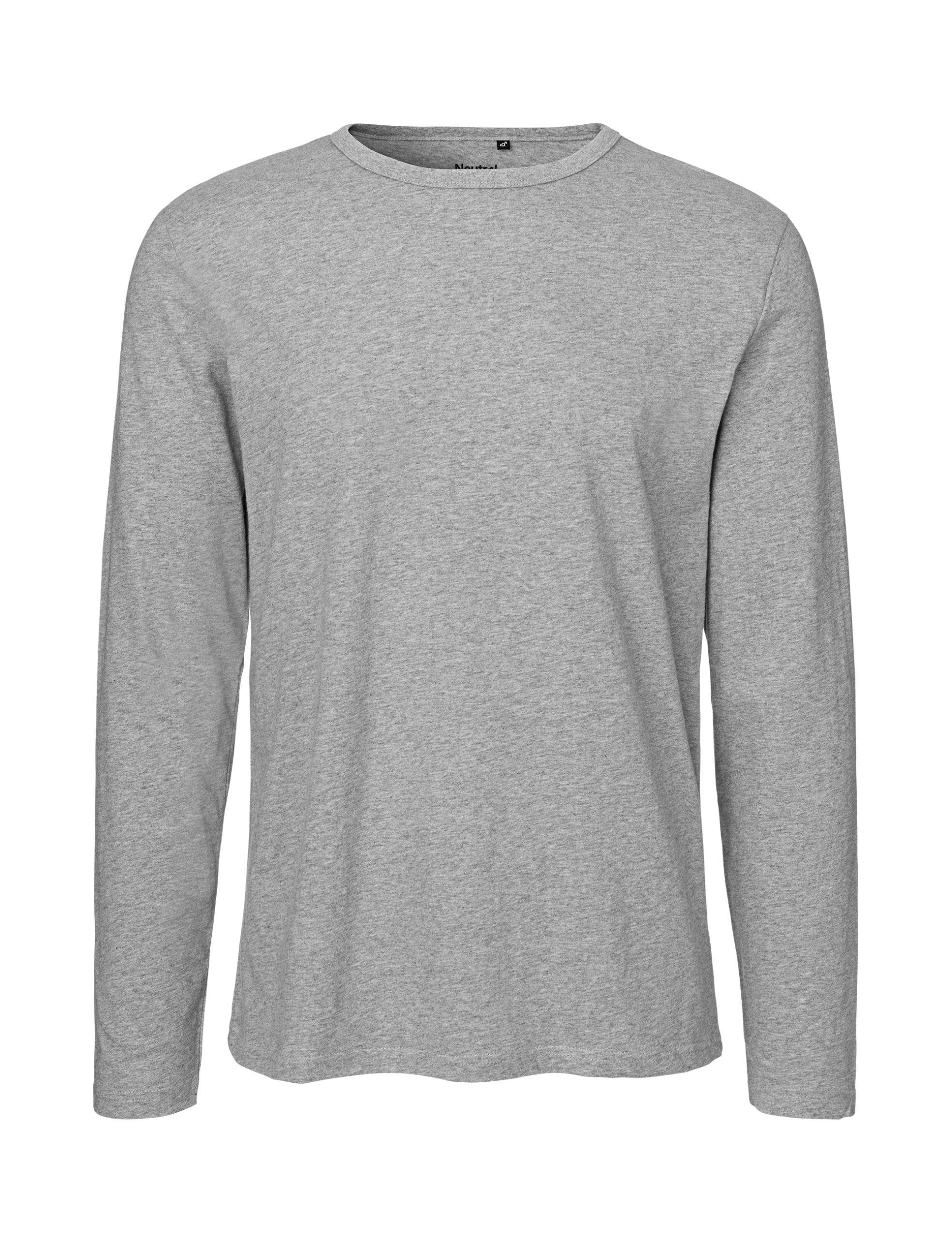 Neutral Mens Long Sleeve T-shirt Sport Grey