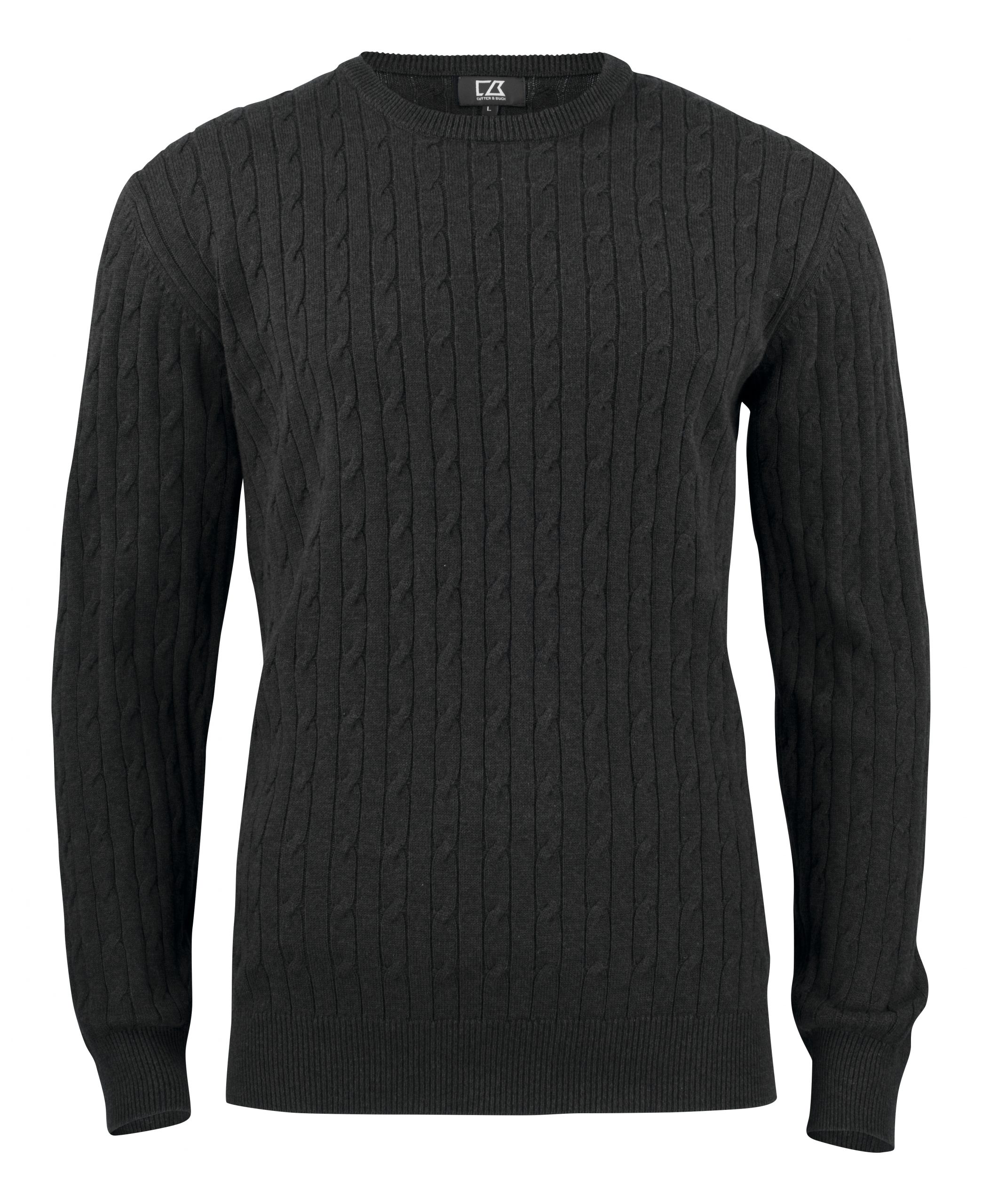 Cutterandbuck Blakely Knitted Sweater Men's Meleerattu antrasiitti