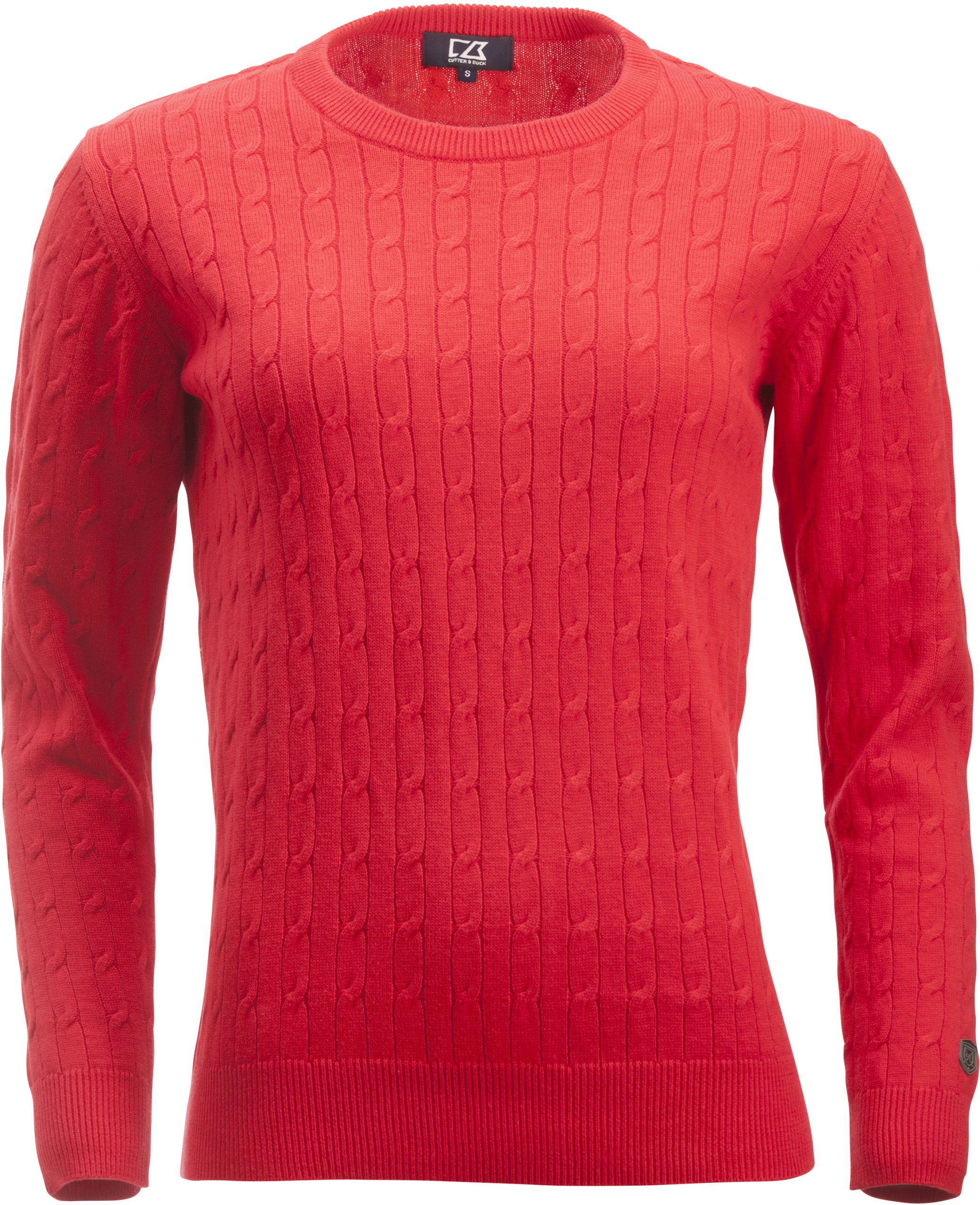 Cutterandbuck Blakely Knitted Sweater Ladies' Punainen