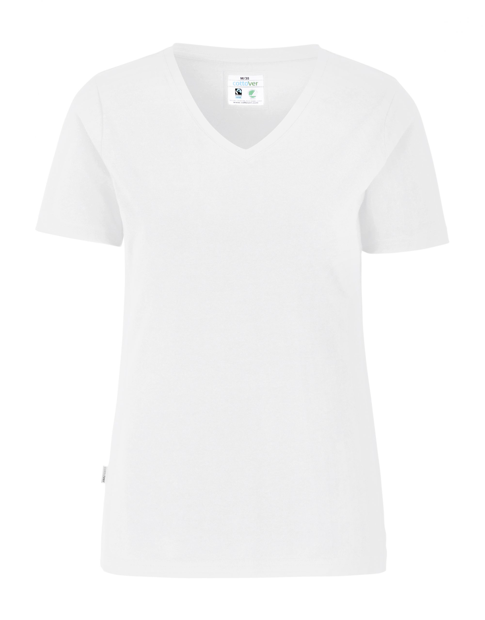 Cottover Strech t-paita naiset Valkoinen