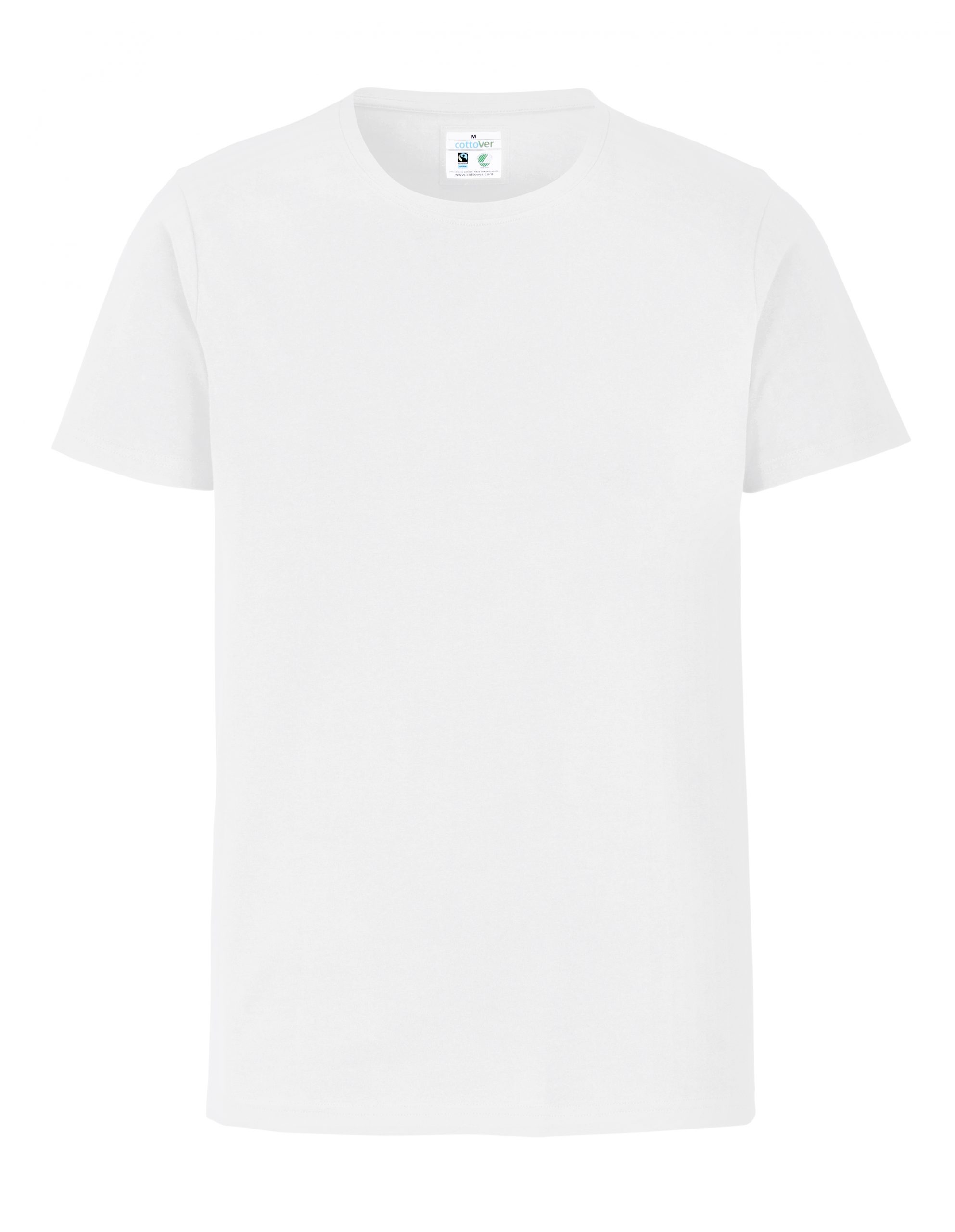 Cottover Strech t-paita miehet Valkoinen