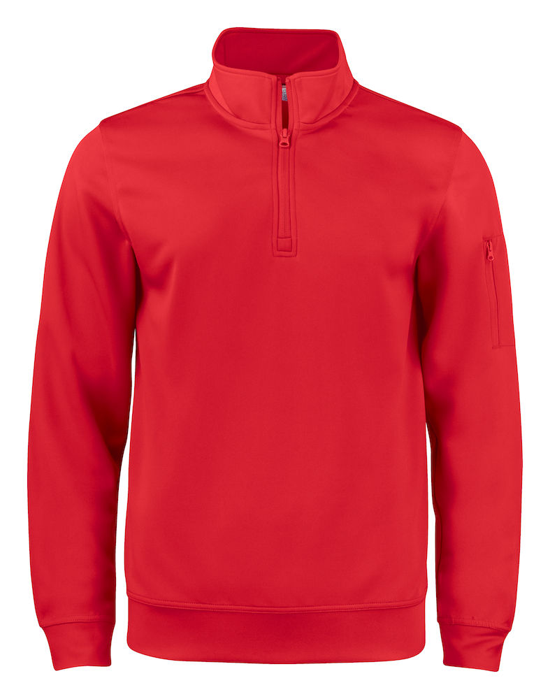 Clique Basic Active Half Zip collegepaita punainen