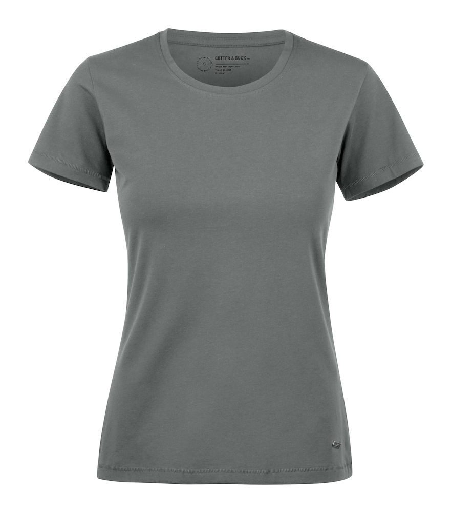 Cutterandbuck Manzanita Roundneck naisten t-paita Grey