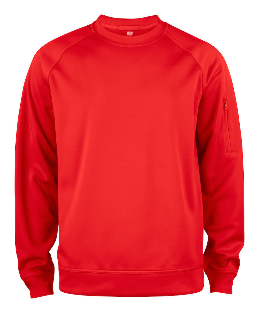 Clique Basic Active Roundneck collegepaita punainen