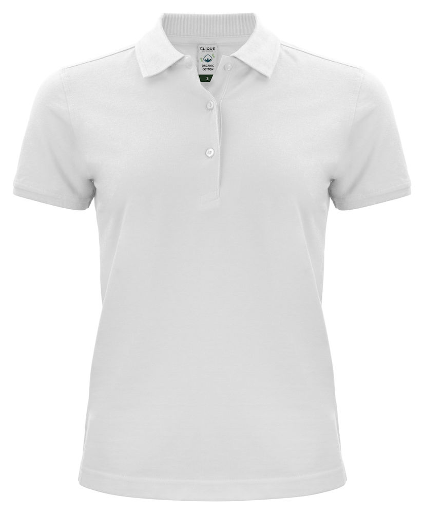 Clique Classic OC Polo Ladies White