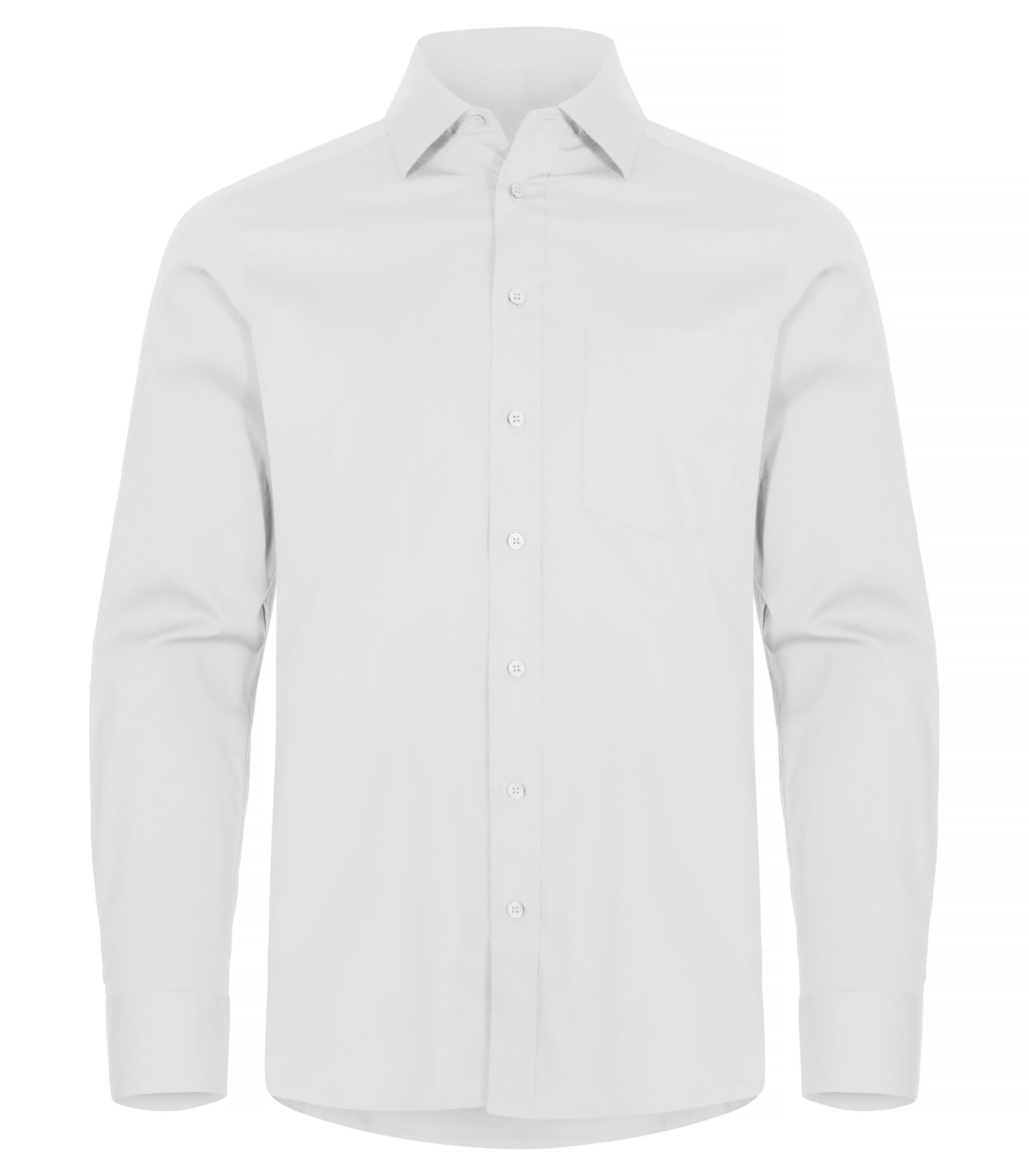 Clique Stretch Shirt LS White
