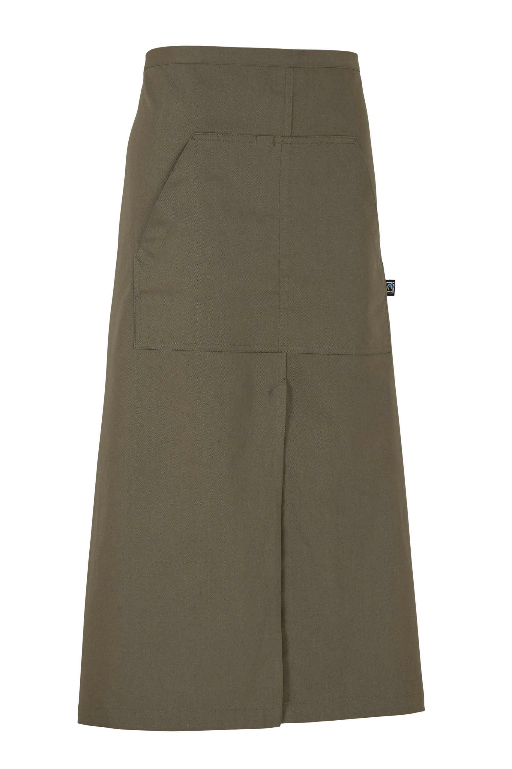 Cottover Waist Apron Long Dark olive