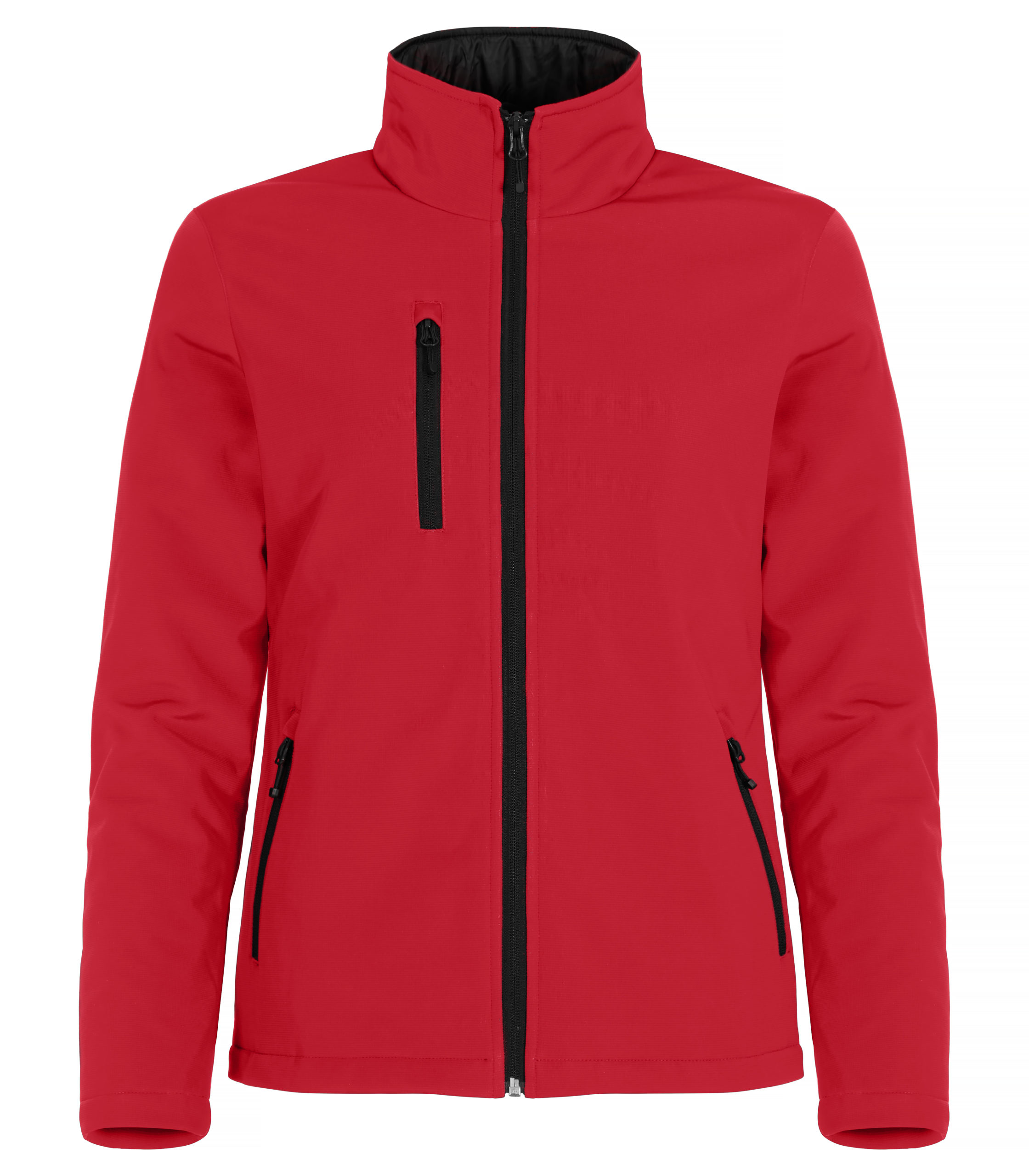 Clique Padded Softshell Lady Red
