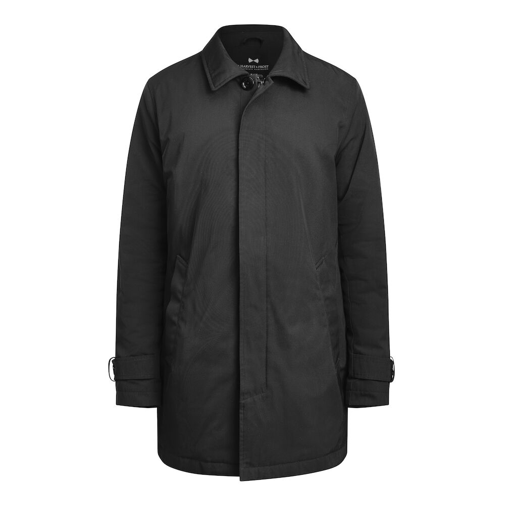 J.Harvest & Frost J.H&FROST THE CAR COAT BLACK 3XL Musta