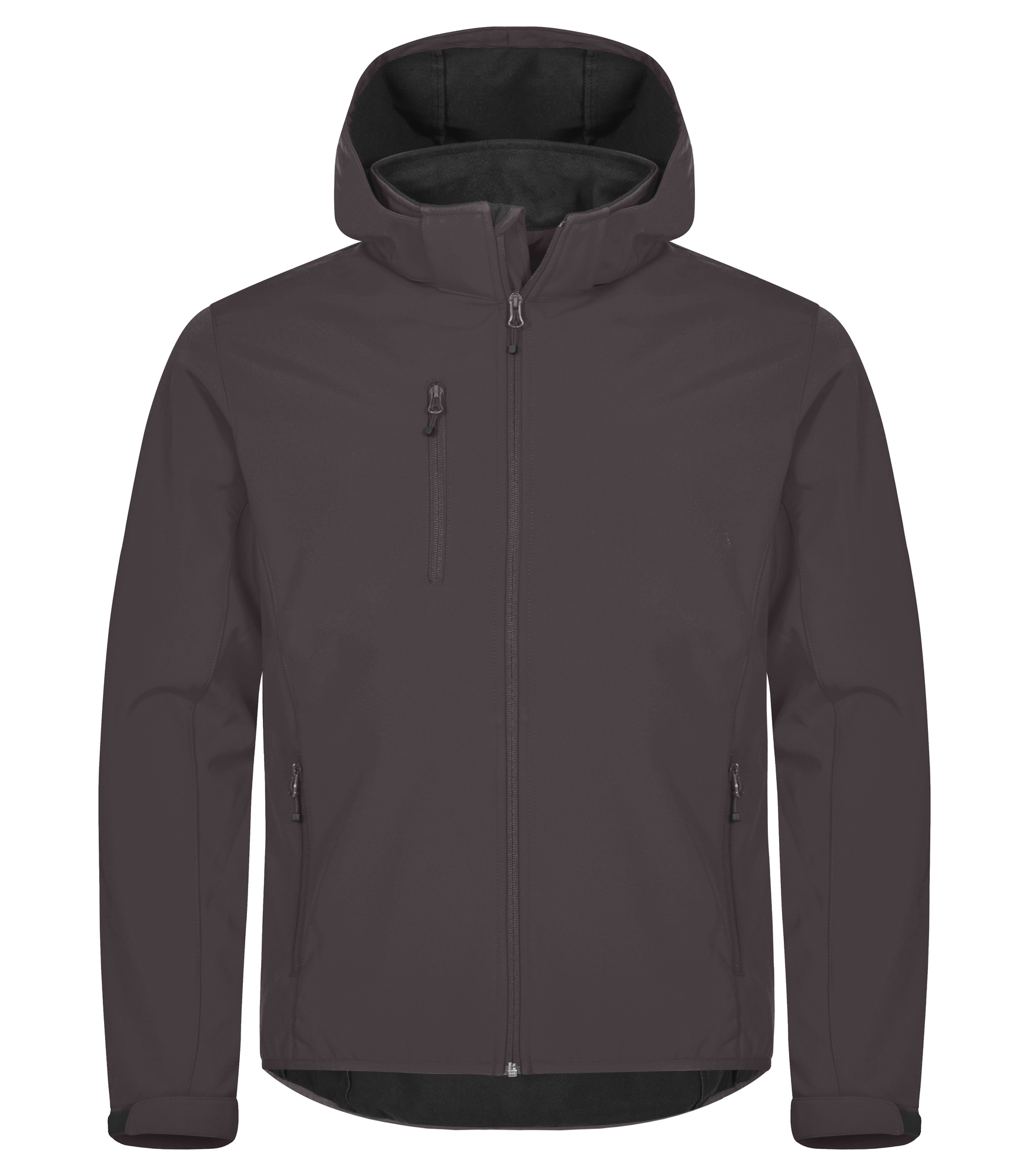 Classic Softshell Hoody Clique Classic Softshell Hoody Tummanharmaa