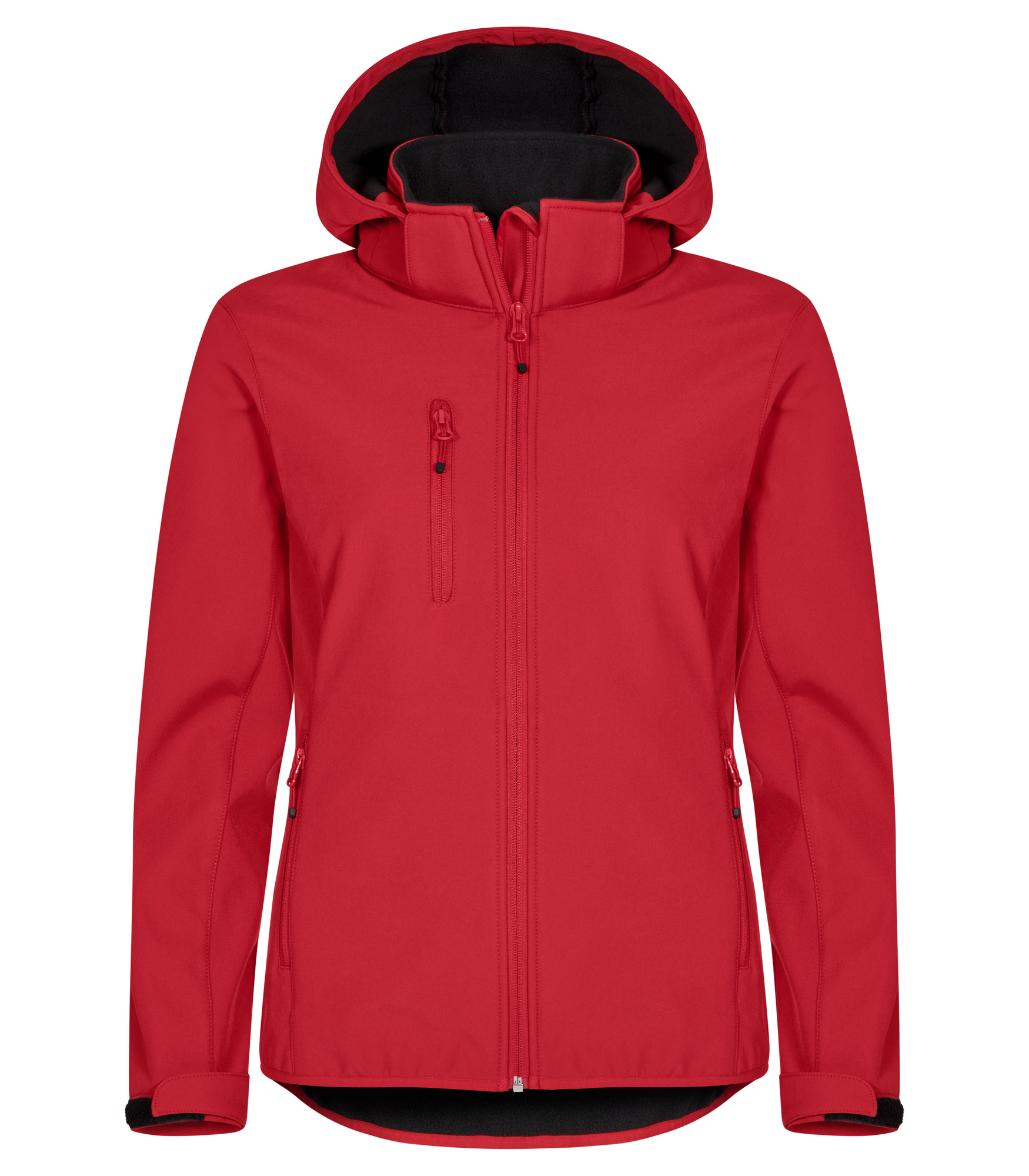 Clique Classic Softshell Hoody Women Punainen