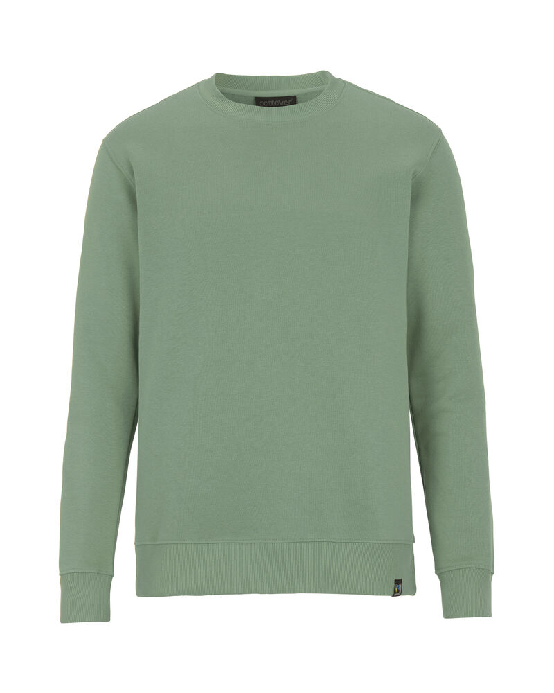 Key Crew Neck Unisex Cottover Key Crew Neck Unisex Dusty Green