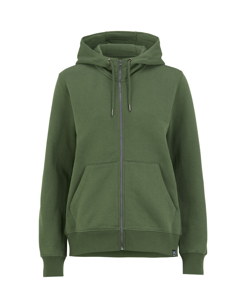 Key FZ Hood Lady Cottover Key FZ Hood Lady Dk Green