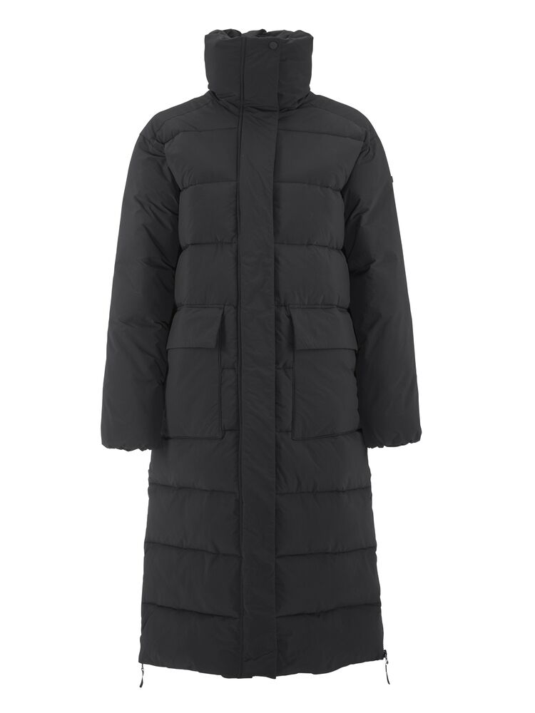 Urban Long Padded Coat W Craft Urban Long Padded Coat W Black