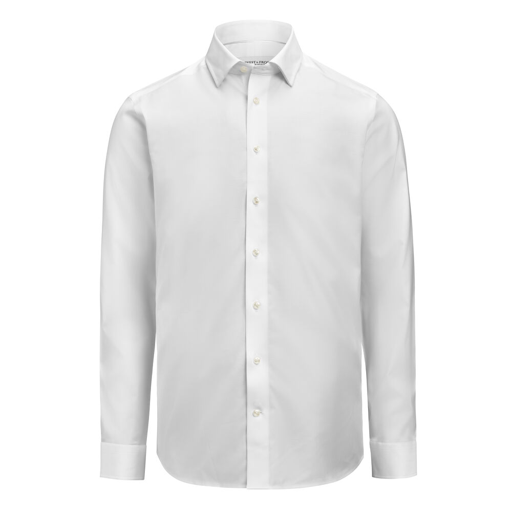 J. Harvest & Frost GB02 Twill Stretch Slim Fit Valkoinen