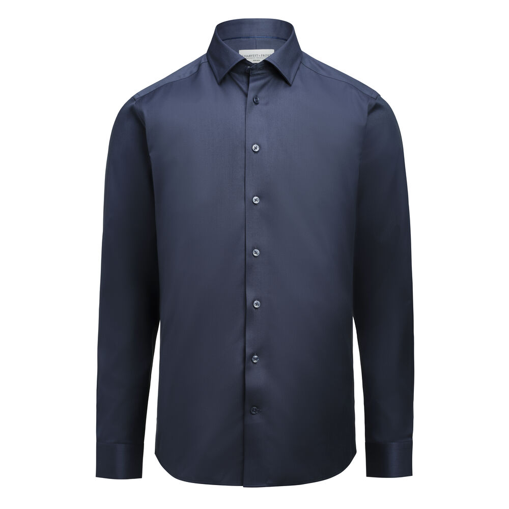 GB02 Twill Stretch Slim Fit J. Harvest & Frost GB02 Twill Stretch Slim Fit Tummansininen