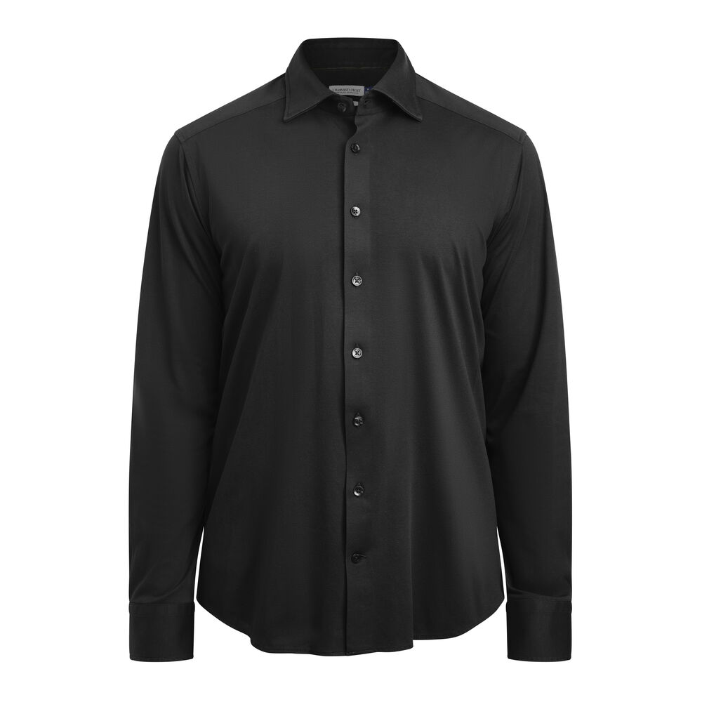 J. Harvest & Frost IB132 Interlock Knit Slim Musta