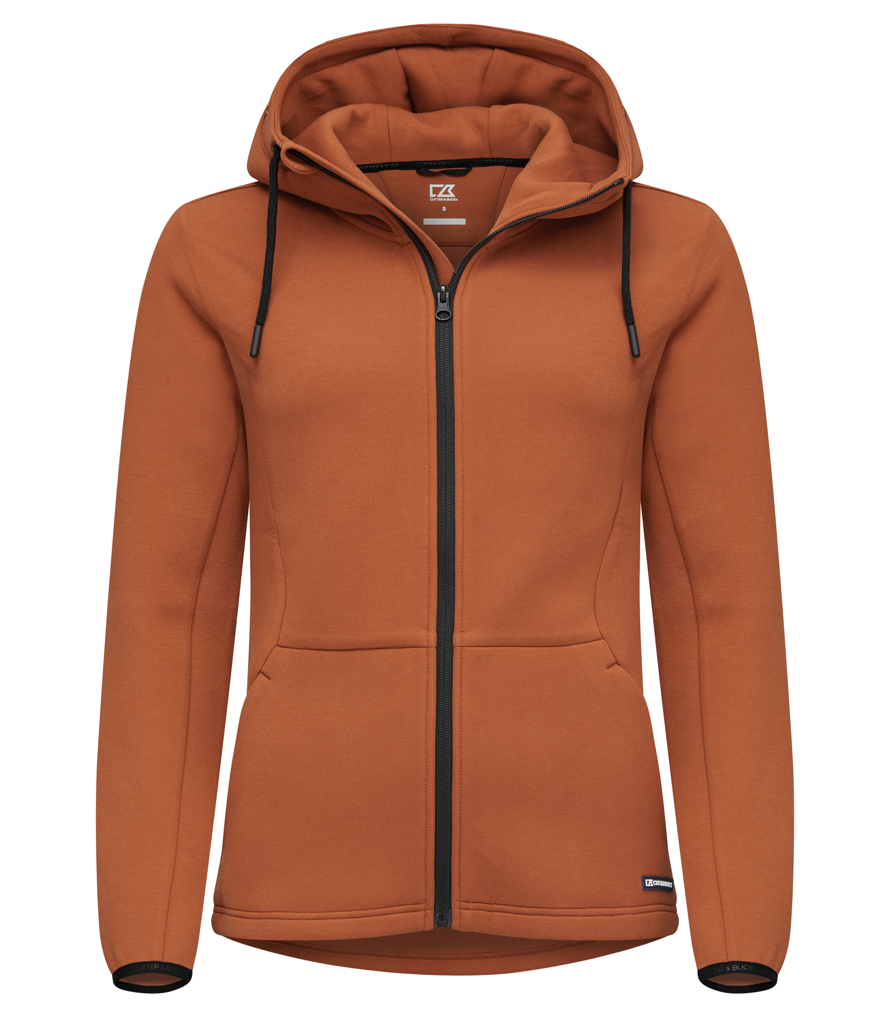 Pemberton Hood FZ Ladies Cutter & Buck Pemberton Hood FZ Ladies Orange Rust