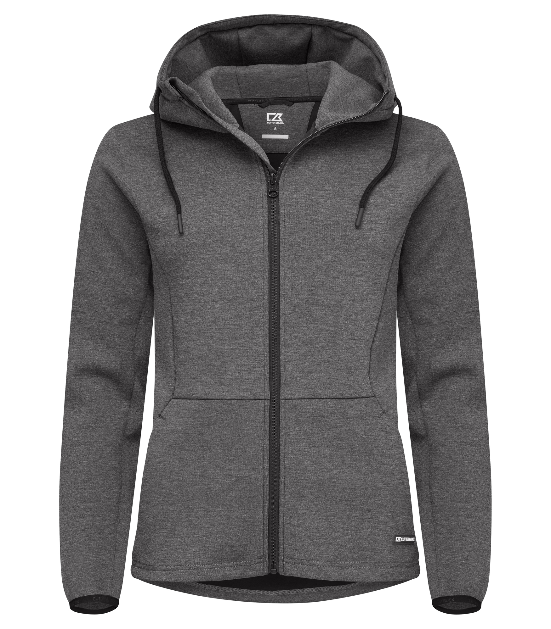 Pemberton Hood FZ Ladies Cutter & Buck Pemberton Hood FZ Ladies Anthracite Melange