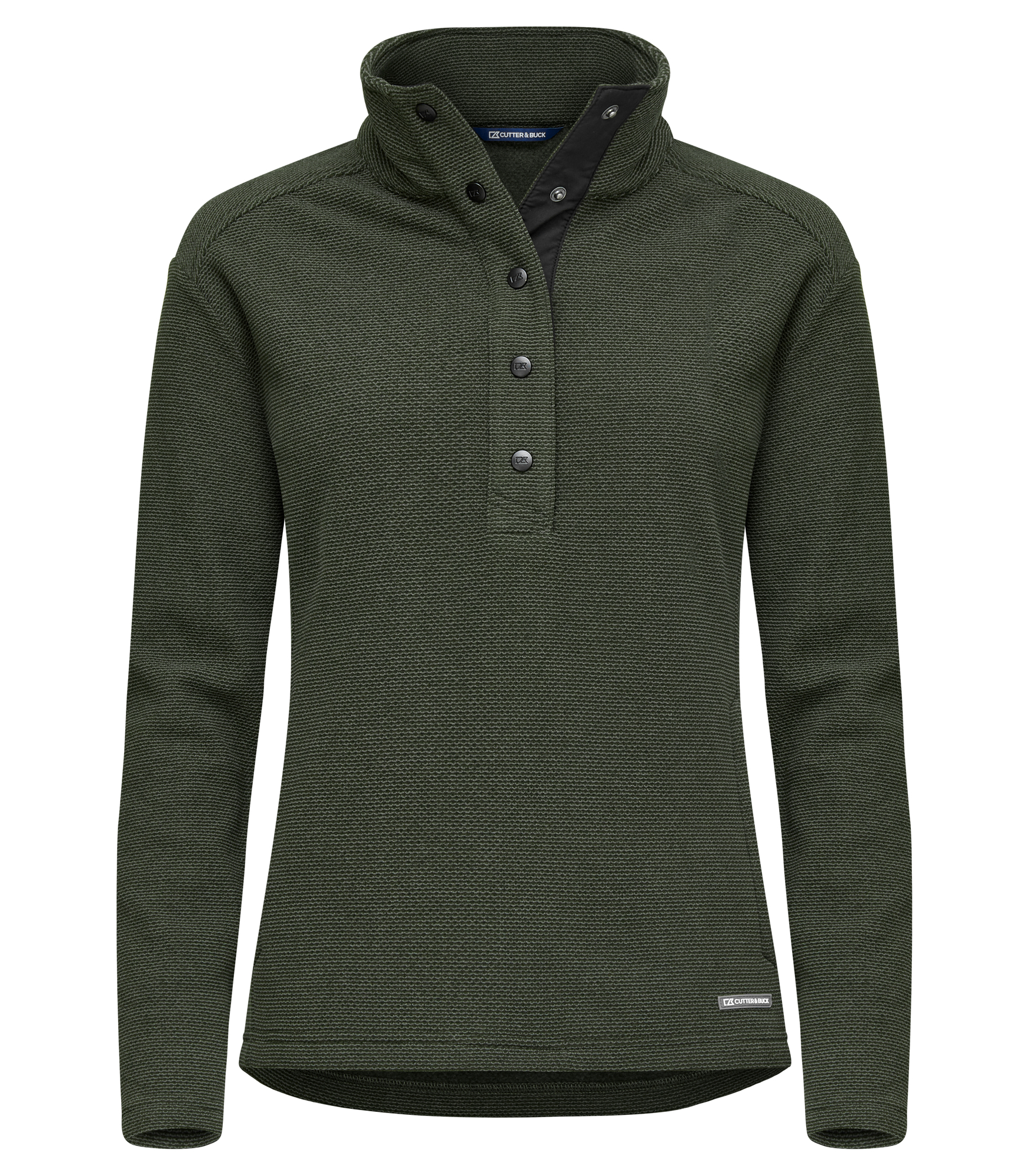 Hunts Point Fleece Women Cutter & Buck Hunts Point Fleece Women Tummanvihreä