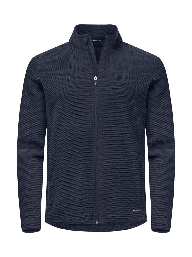 Cutter & Buck Hunts Point Fleece Full Zip Men Tummansininen