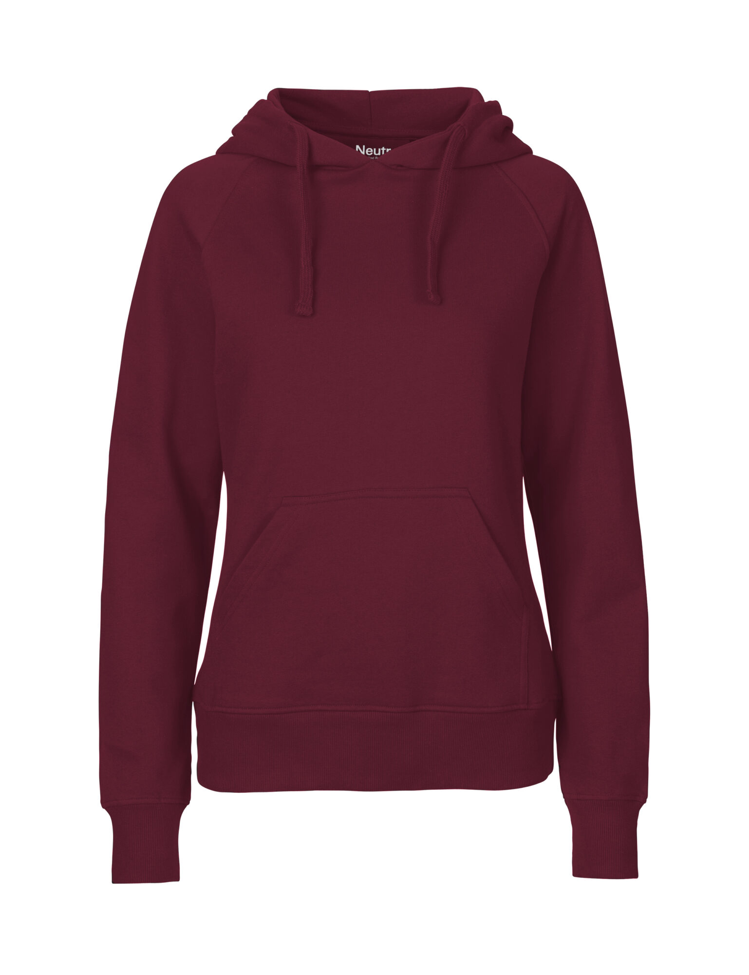Ladies Hoodie Neutral Ladies Hoodie Bordeaux