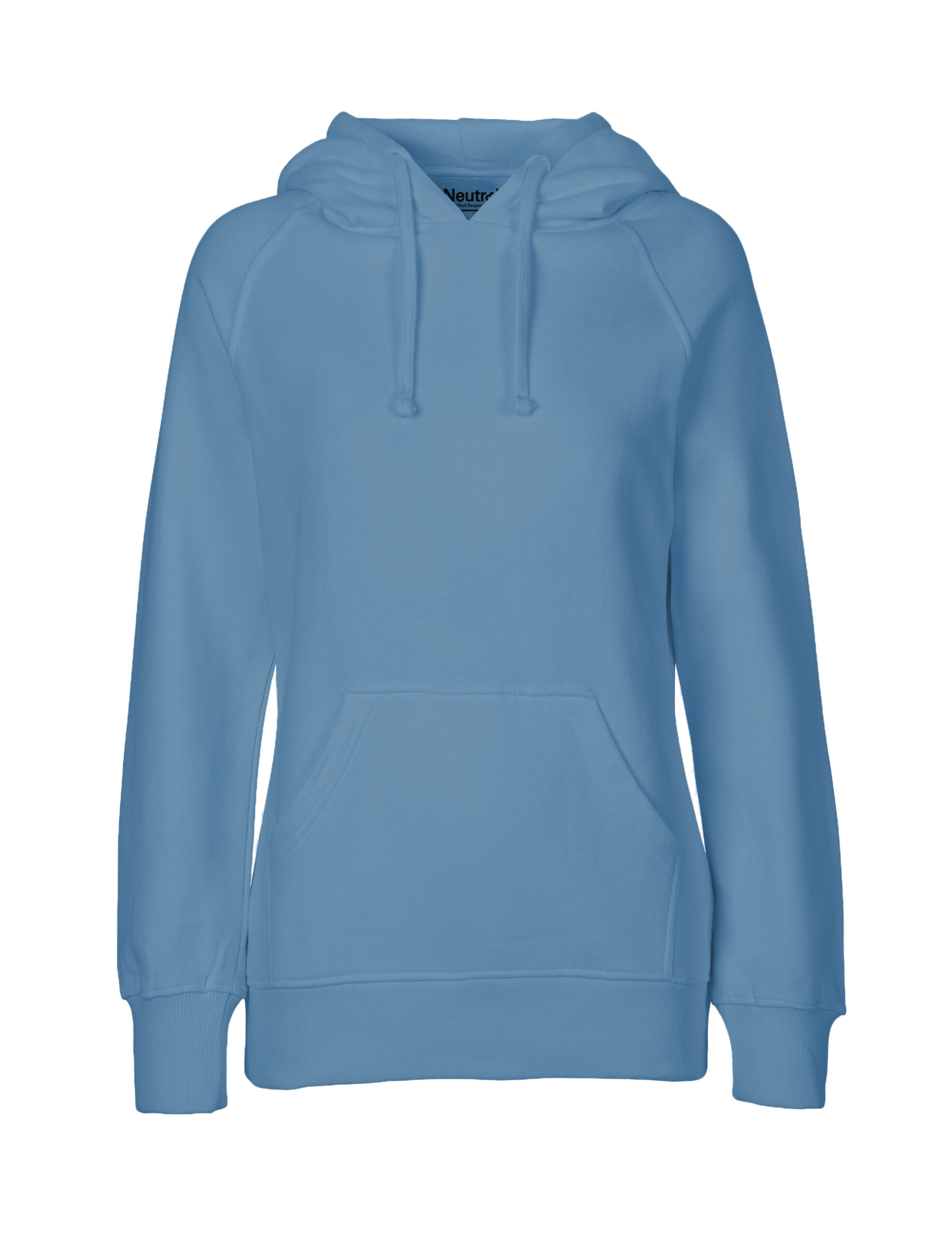 Ladies Hoodie Neutral Ladies Hoodie Dusty Indigo