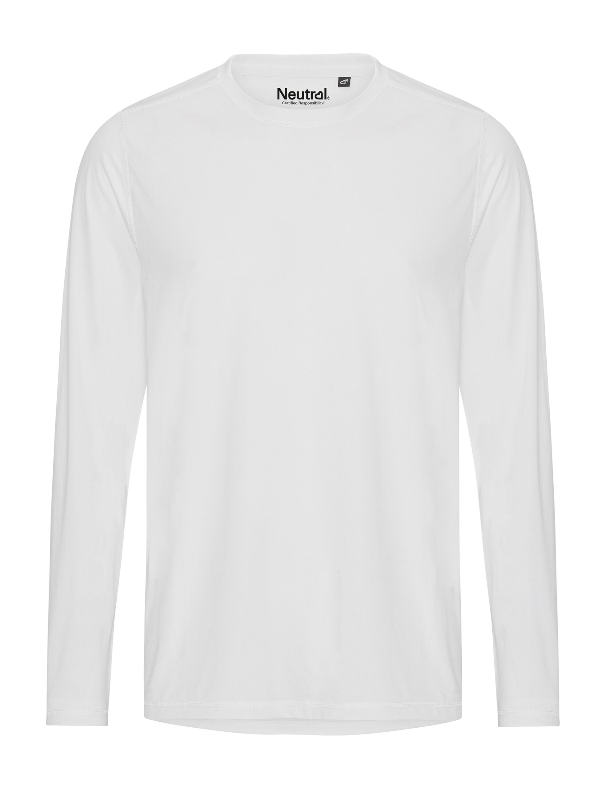 Neutral Recycled Performance LS T-shirt White