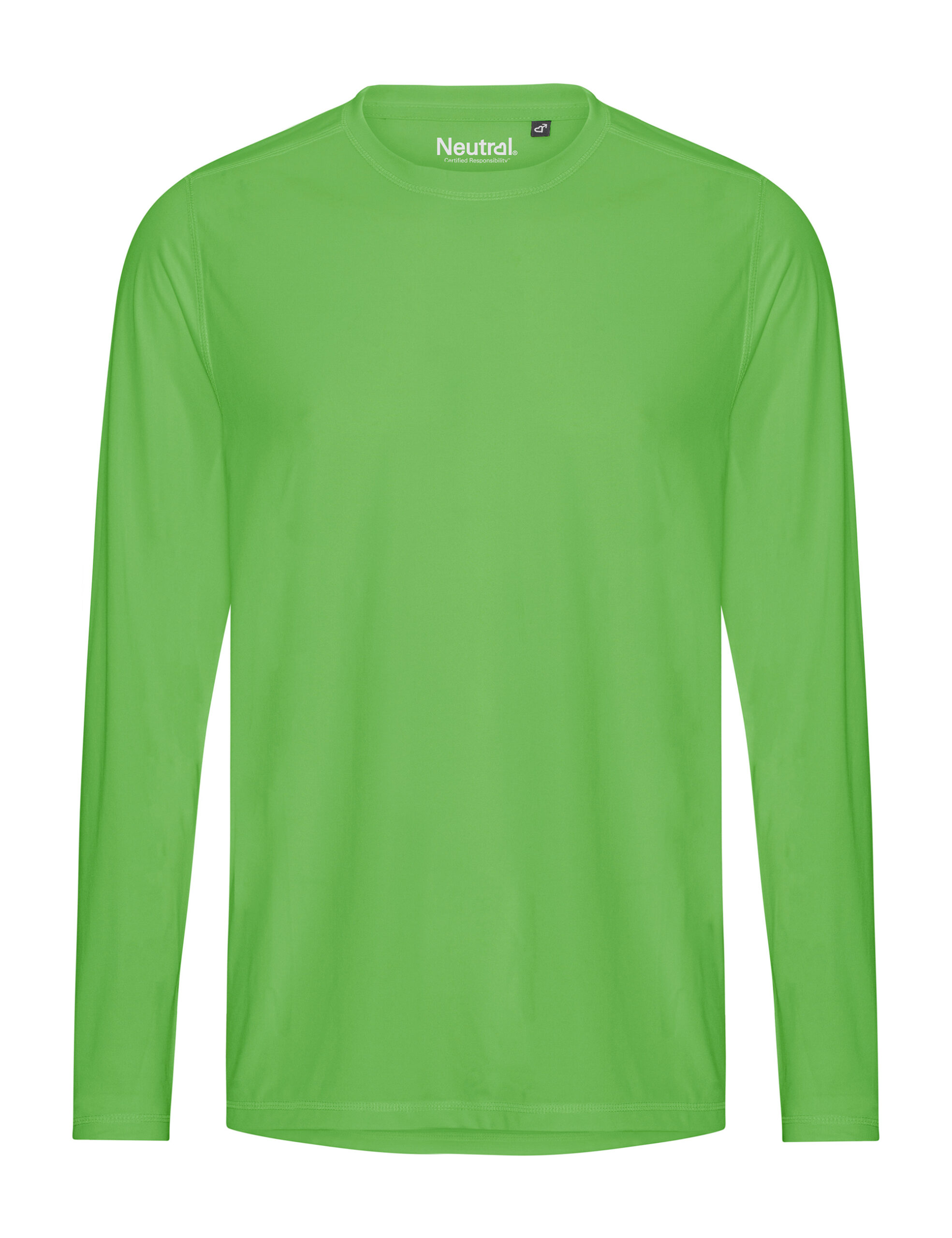 Neutral Recycled Performance LS T-shirt Lime