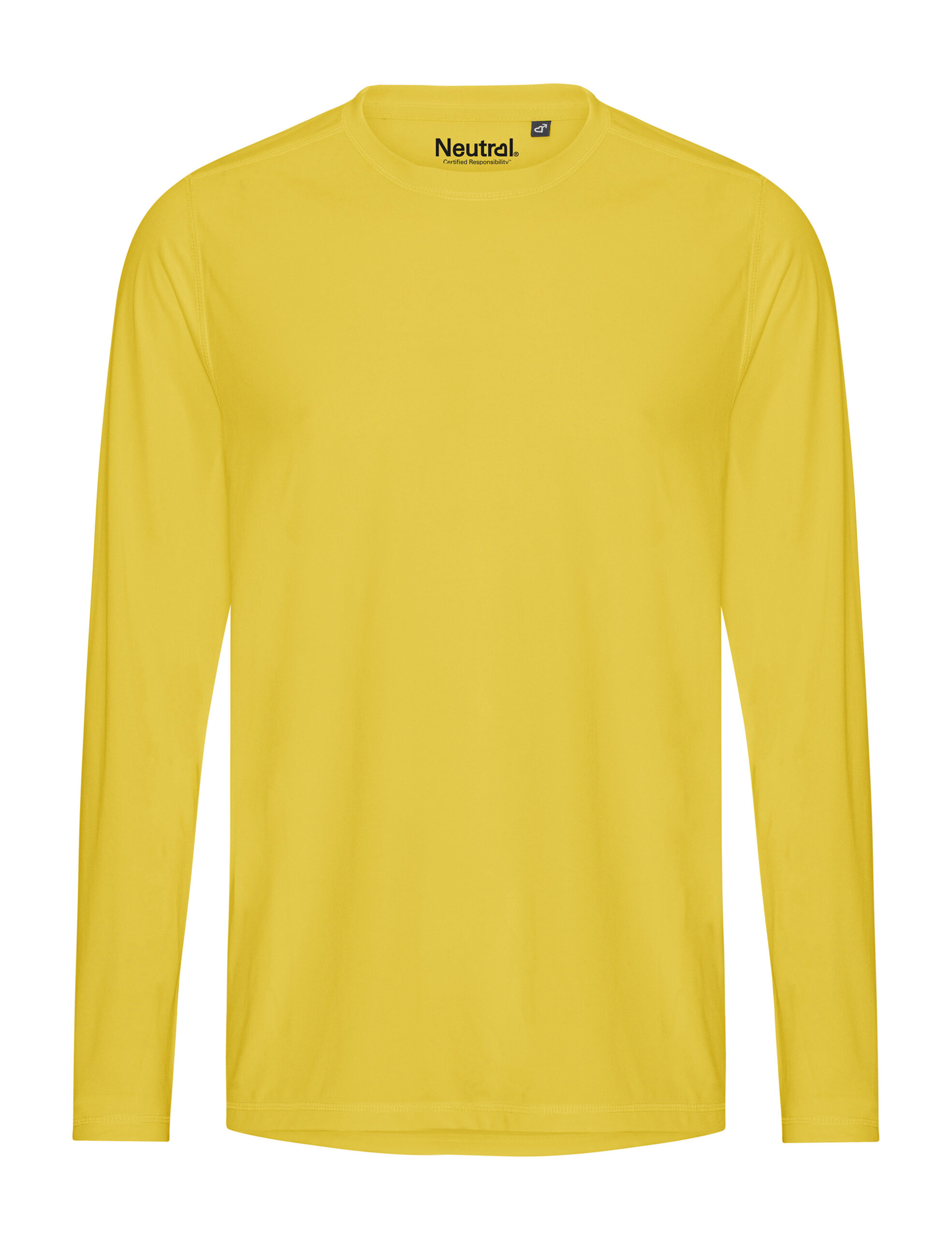 Neutral Recycled Performance LS T-shirt Yellow