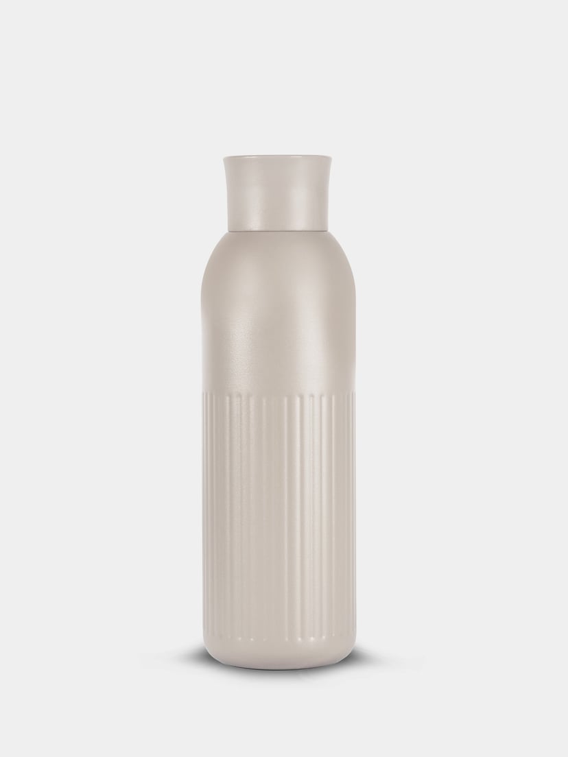 Sagaform Tekla thermal bottle push Beige Pantone