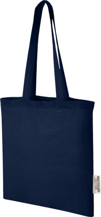 Madras 140 g/m2 GRS kierrätyspuuvillakassi 7 L Navy
