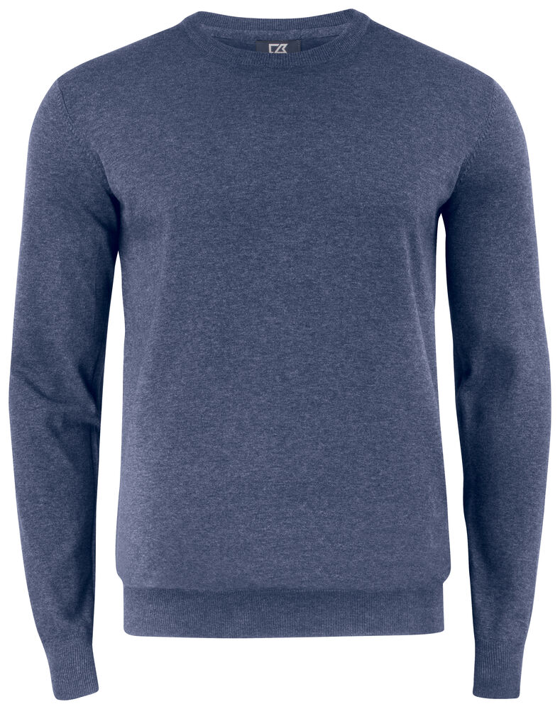 Cutter & Buck Oakville Crewneck Men Navy Melange