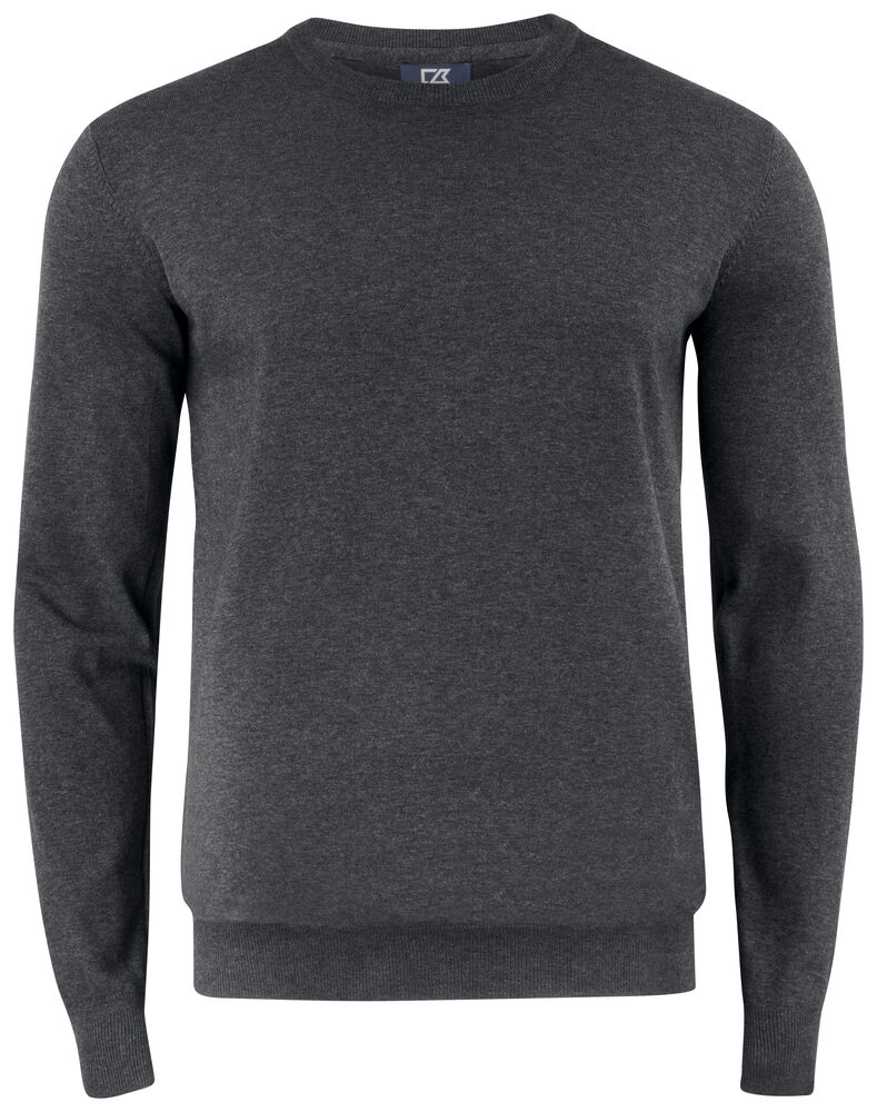 Cutter & Buck Oakville Crewneck Men Anthracite melange