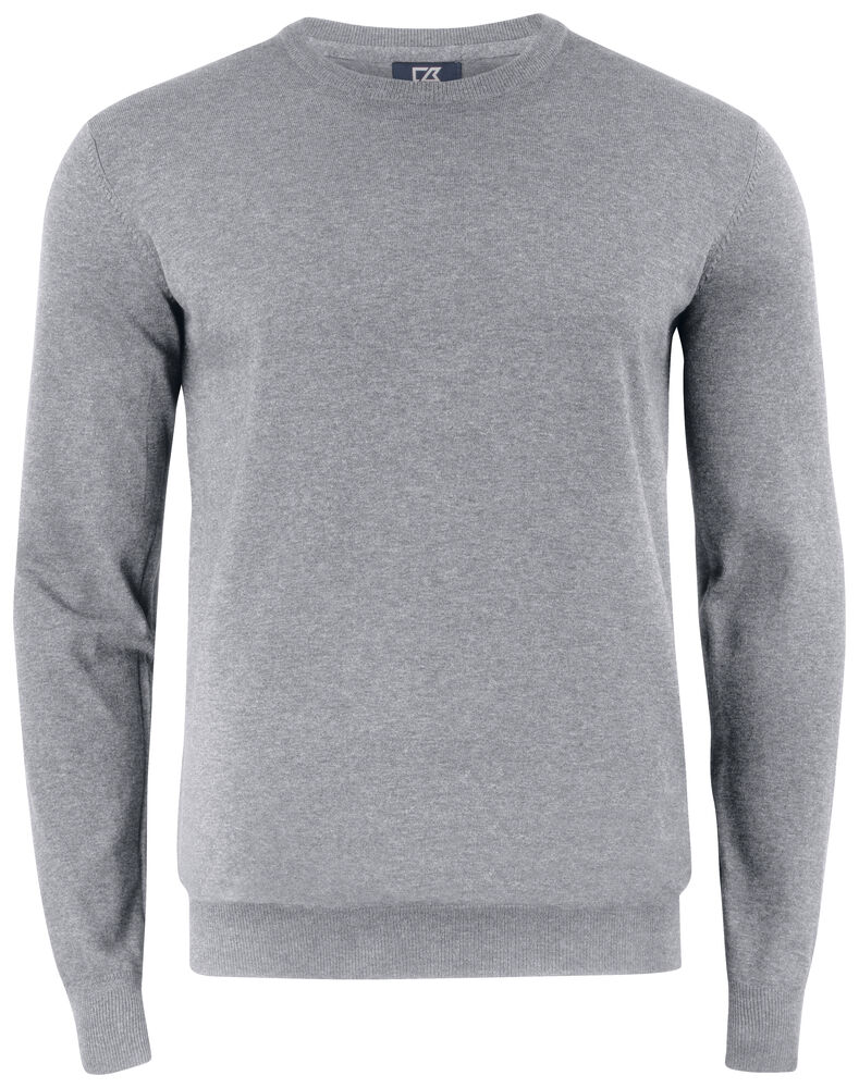 Cutter & Buck Oakville Crewneck Men Grey Melange